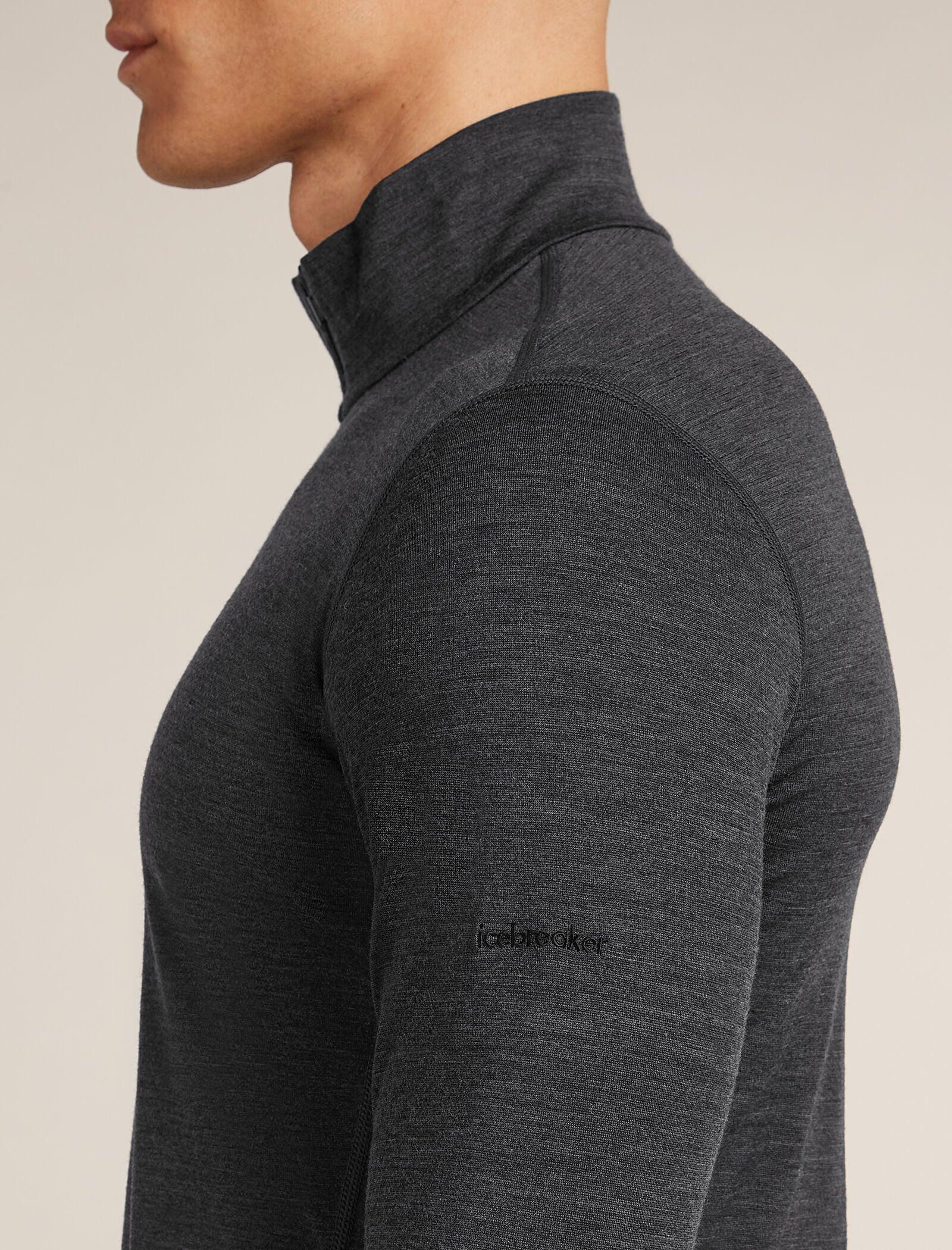 Men's 200 MerinoFine™ Ace Long Sleeve Half Zip Thermal Top - Image 5