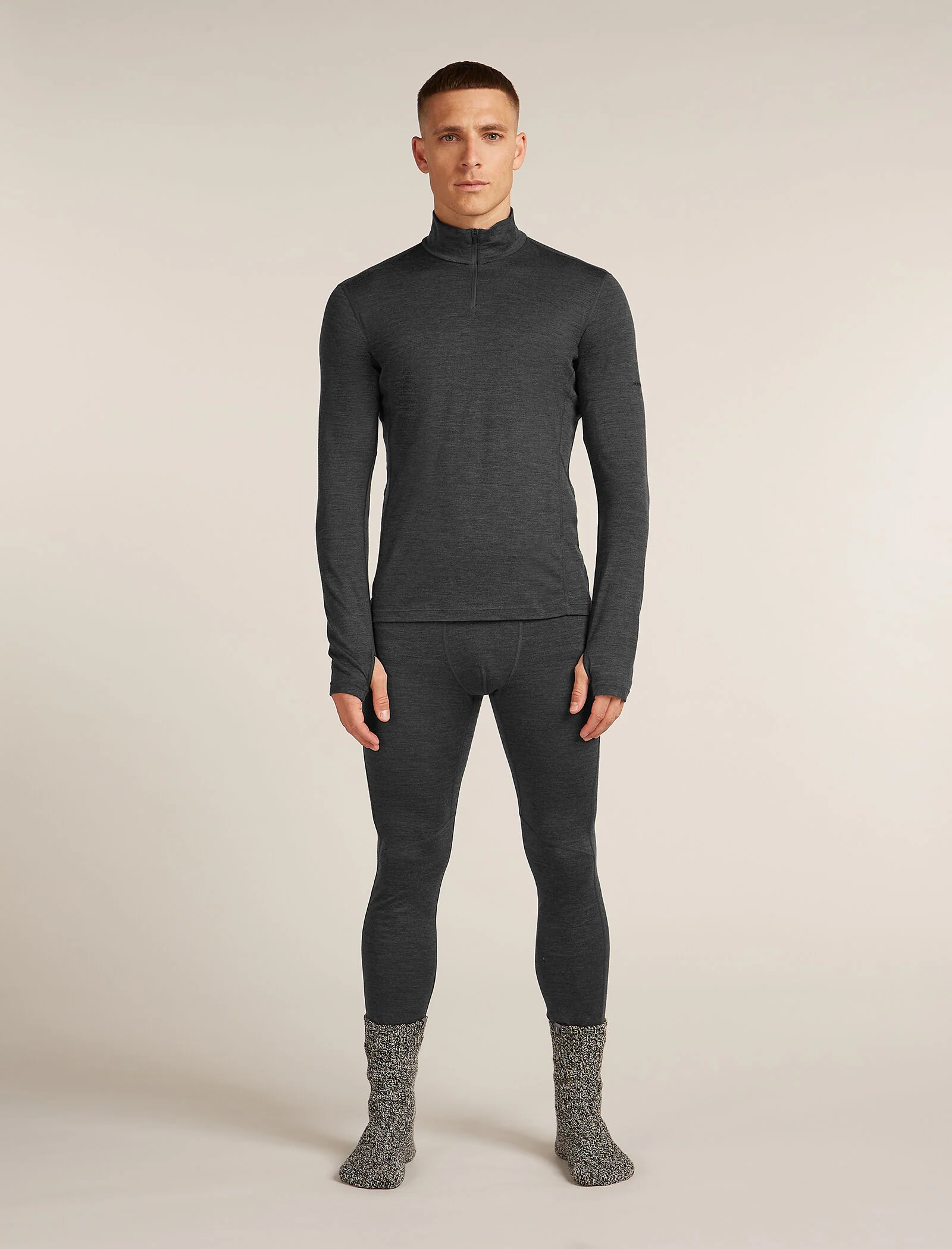 Men's 200 MerinoFine™ Ace Long Sleeve Half Zip Thermal Top - Image 7