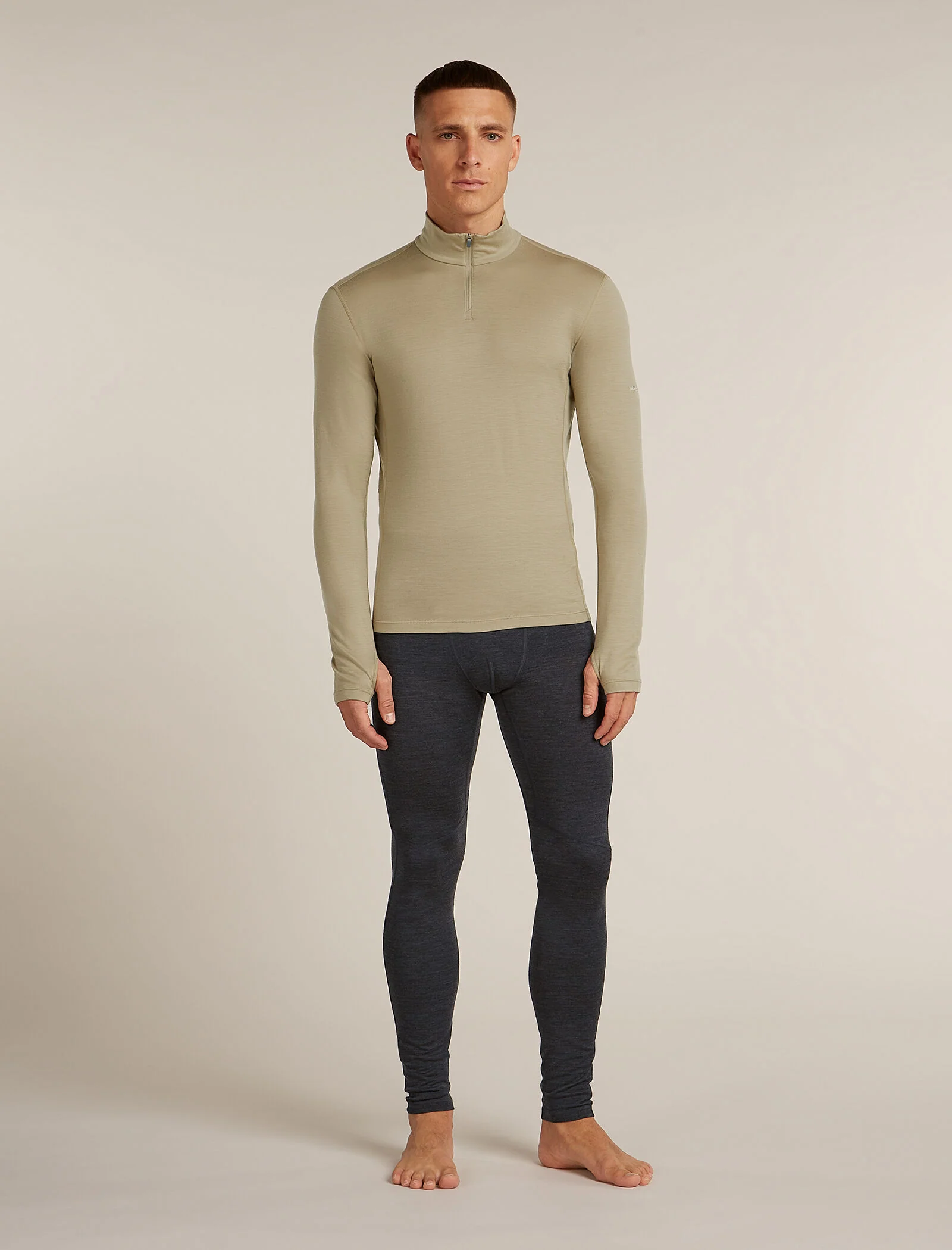 Men's 200 MerinoFine™ Ace Long Sleeve Half Zip Thermal Top - Image 3