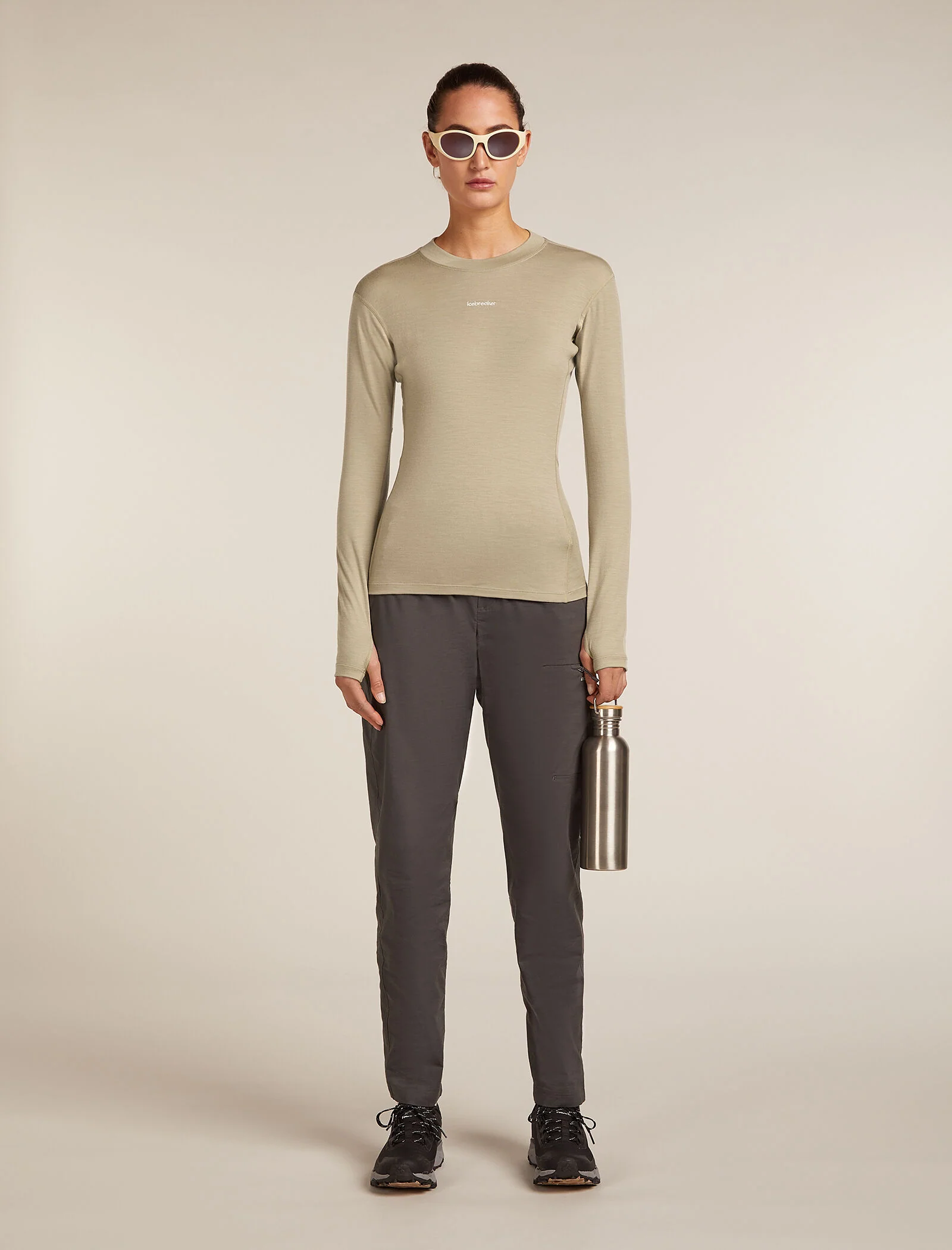 Women's 200 MerinoFine™ Ace Long Sleeve Mock Neck Thermal Top - Image 4