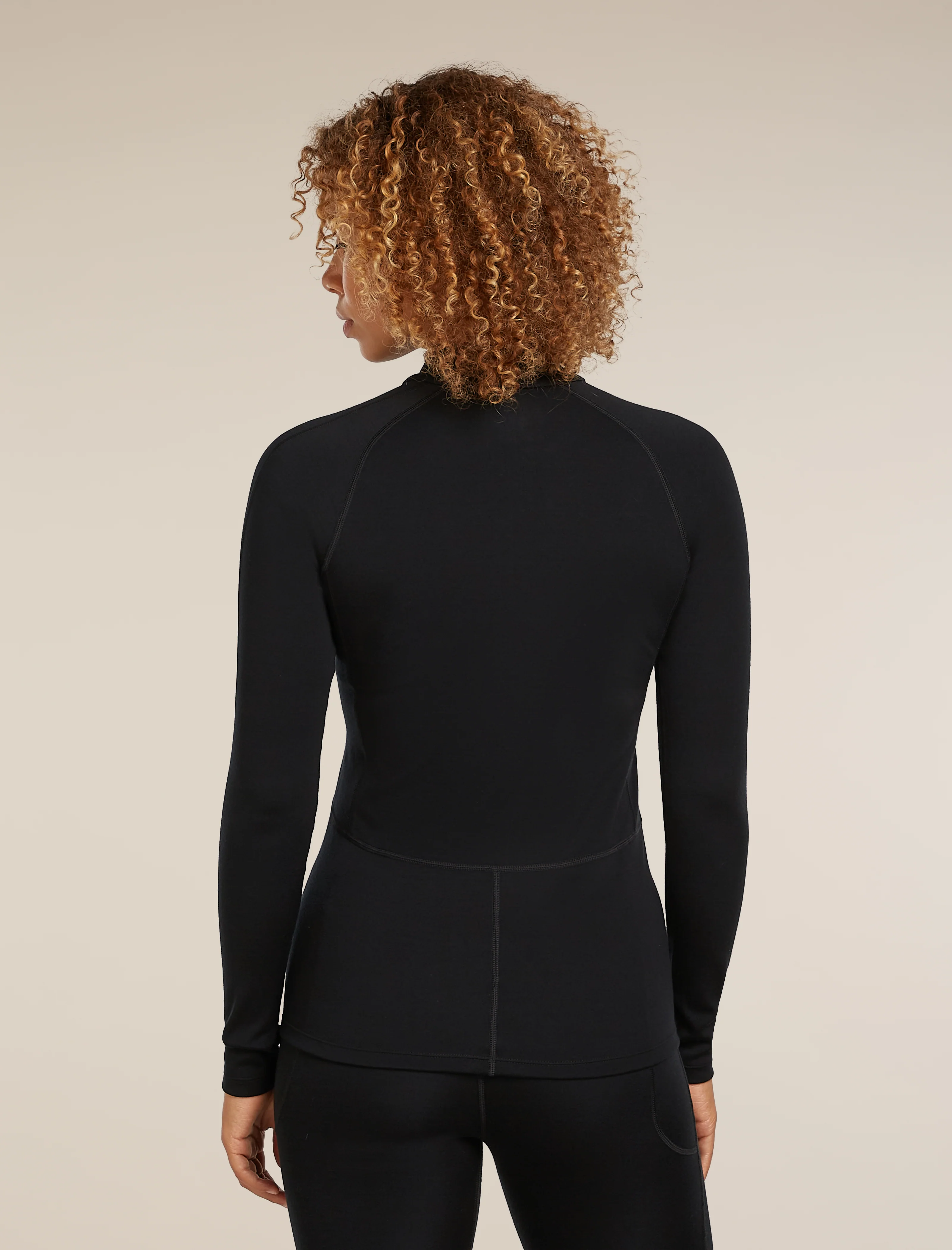 Women's 300 MerinoFine™ Polar Long Sleeve Half Zip Thermal Top - Image 2