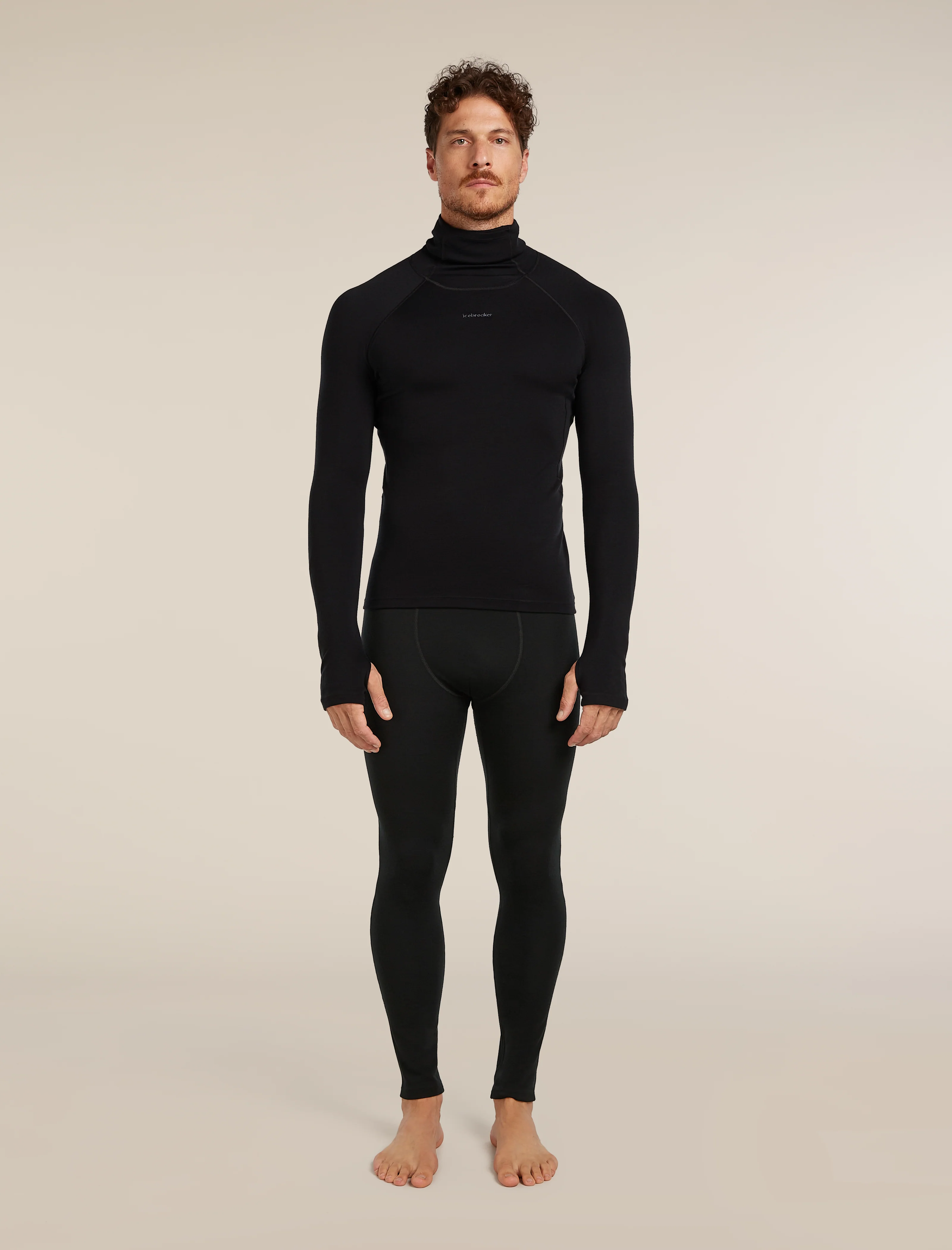 Men's 300 MerinoFine™ Polar Long Sleeve Roll Neck Thermal Top - Image 3