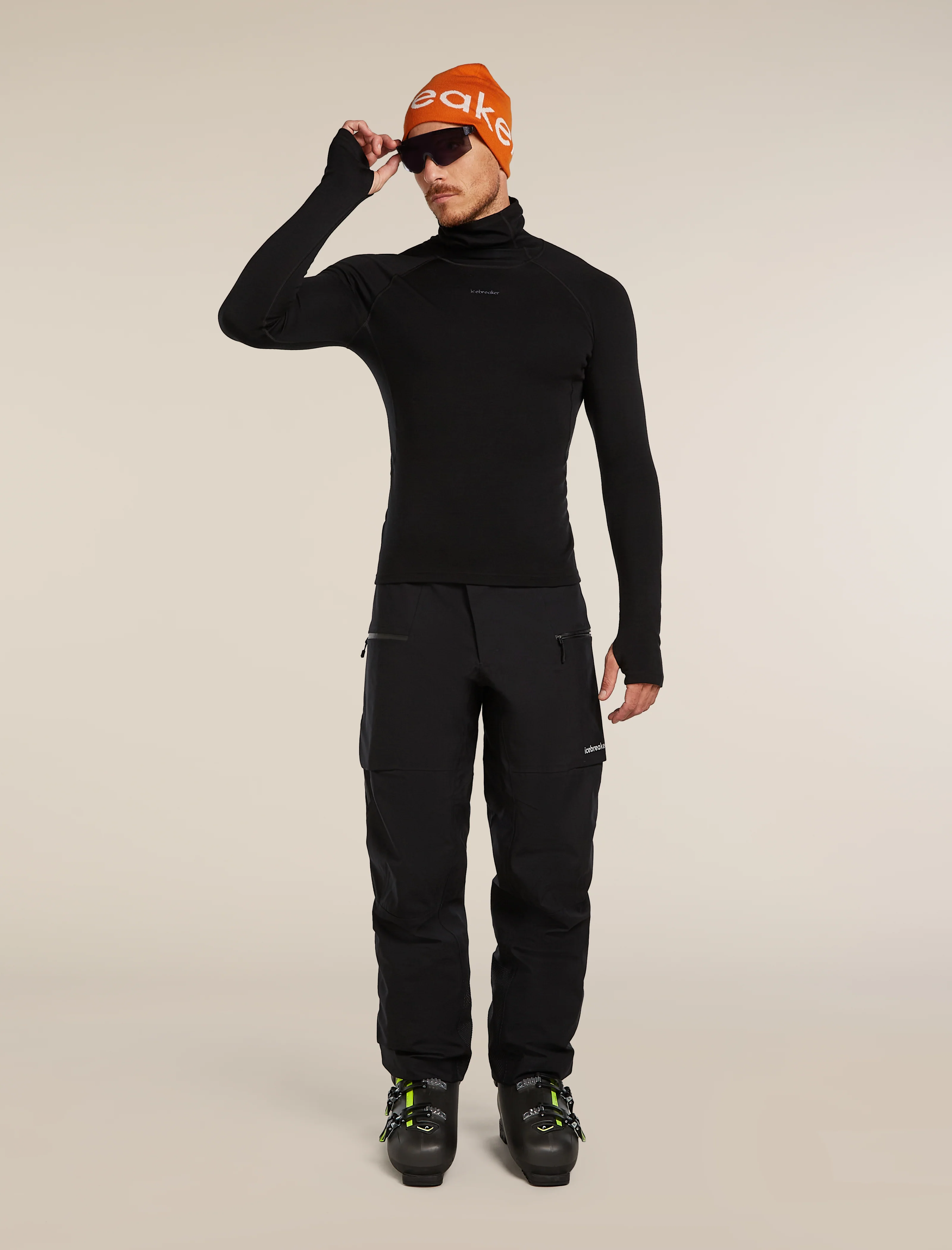 Men's 300 MerinoFine™ Polar Long Sleeve Roll Neck Thermal Top - Image 4