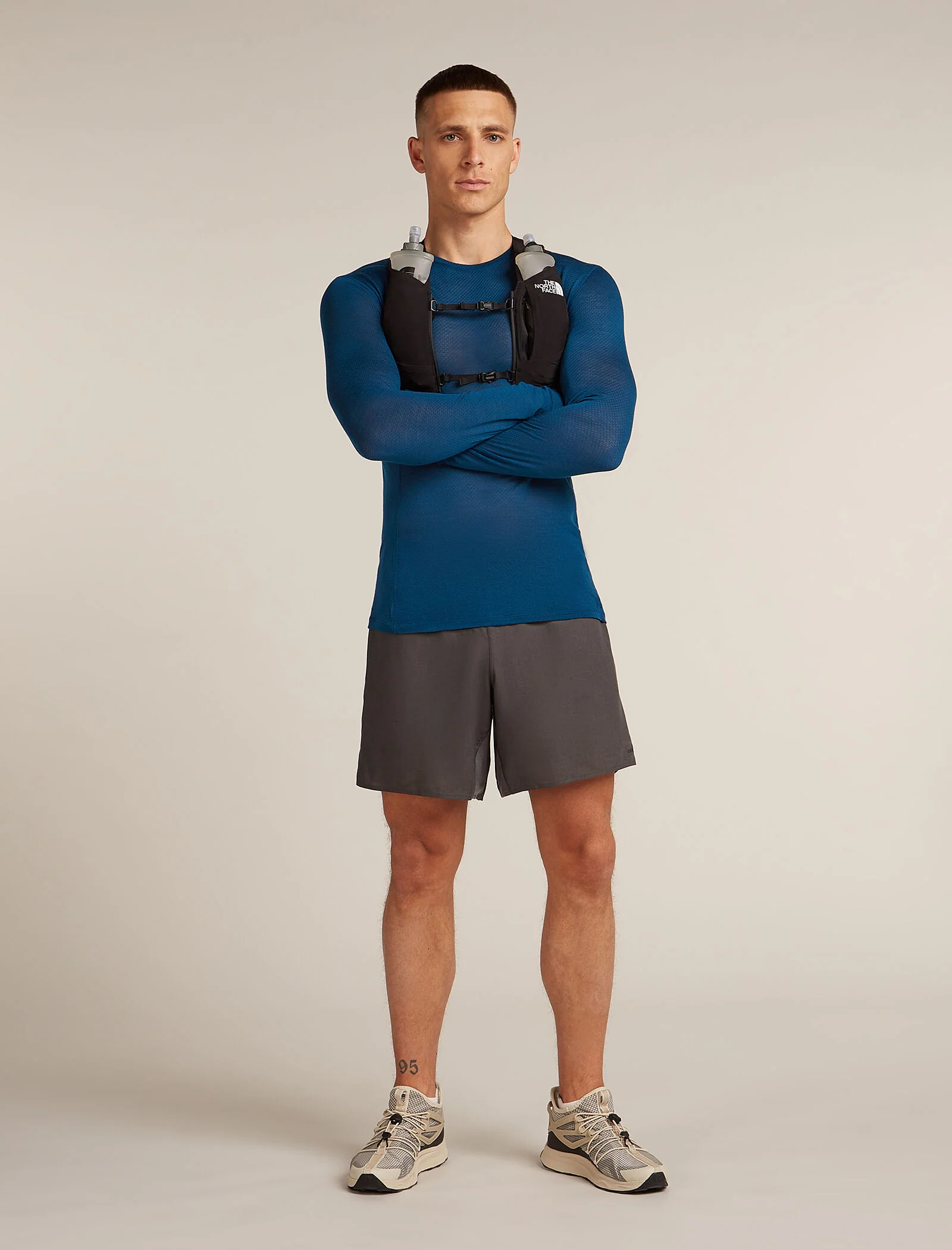 Merino Blend 75 Cool-Lite™ Featherlight™ Long Sleeve Crewe Thermal Top - Image 4