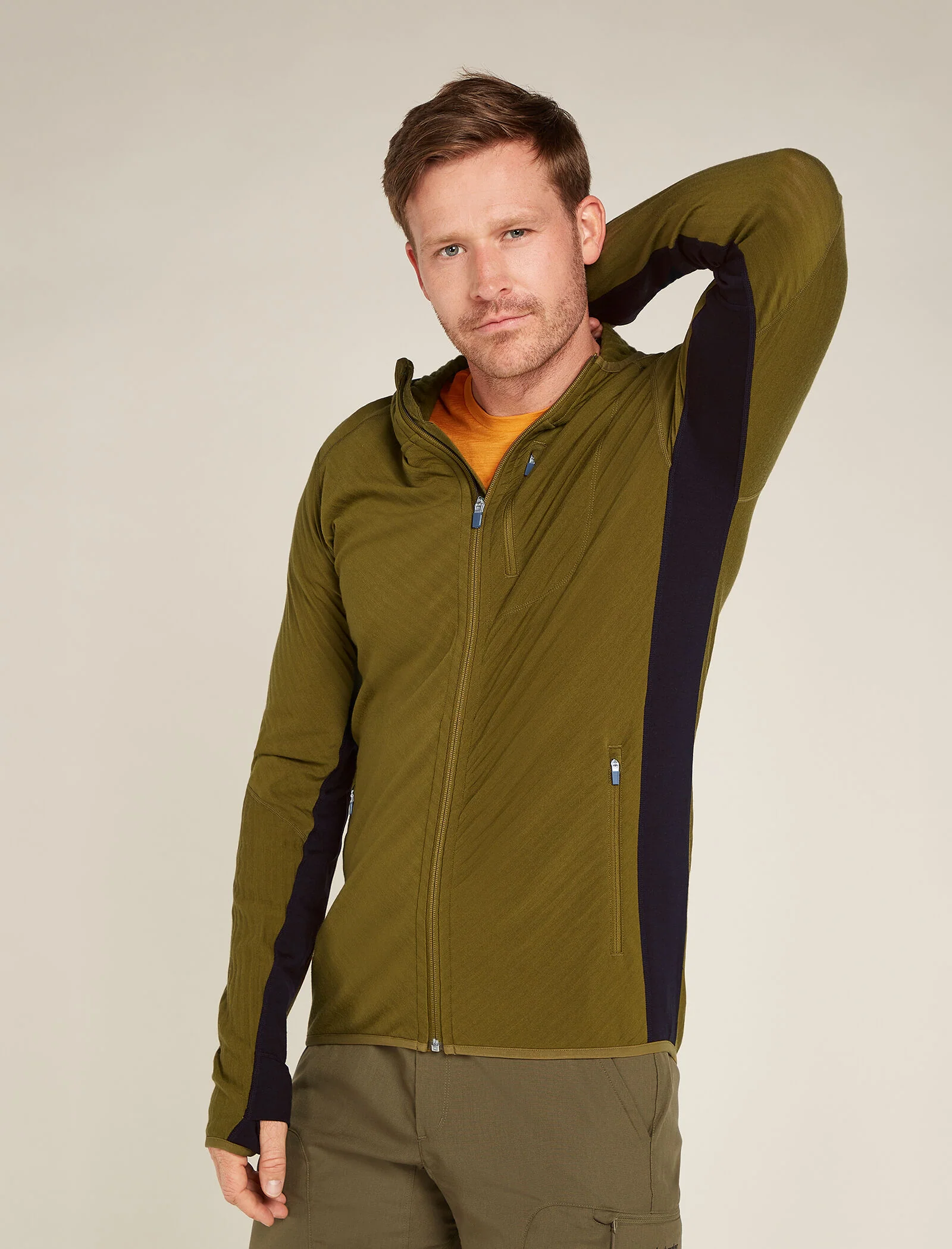 Men's Descender Long Sleeve Zip Hoodie - Image 6