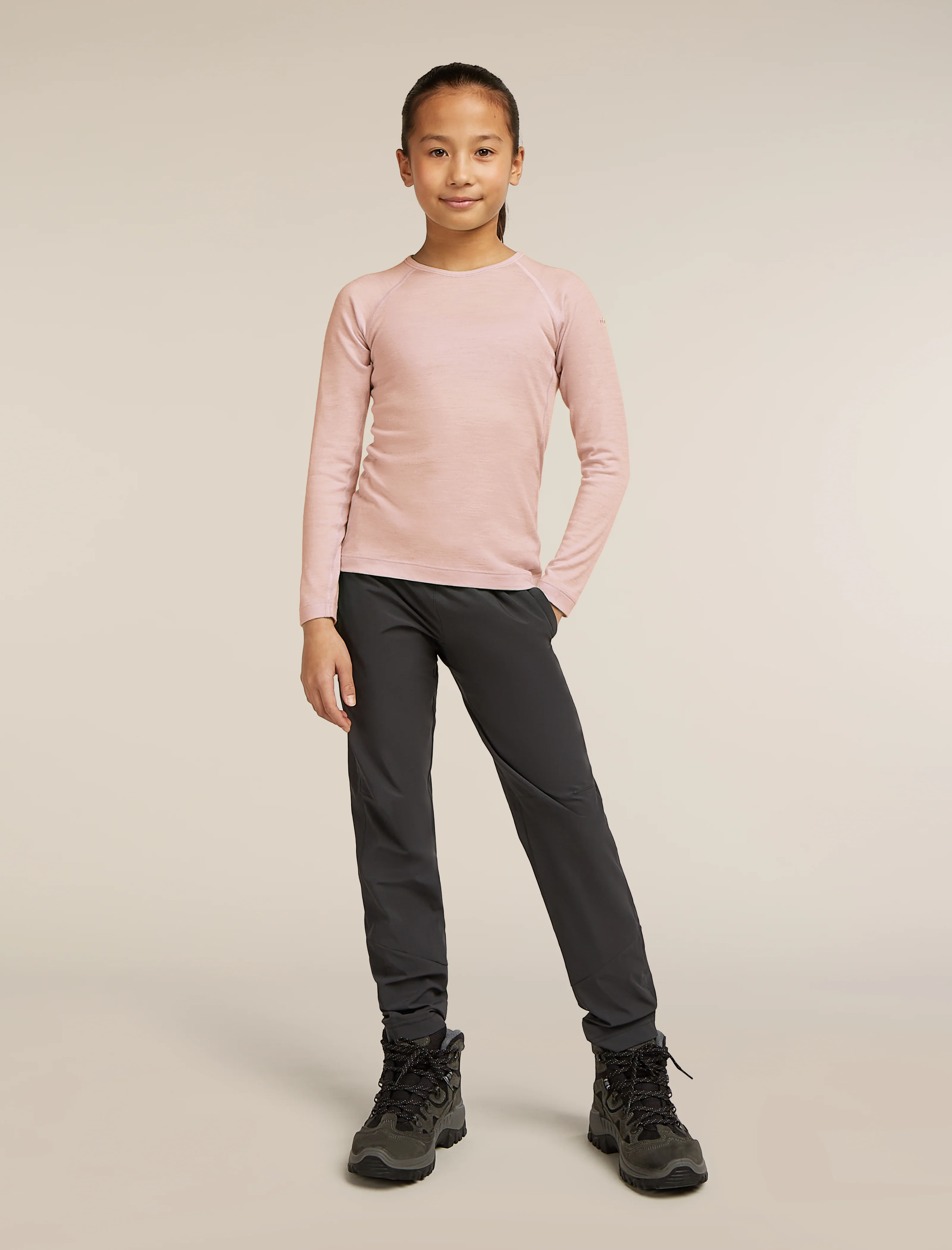 Kids' Merino 200 Oasis Long Sleeve Crewe - Image 8