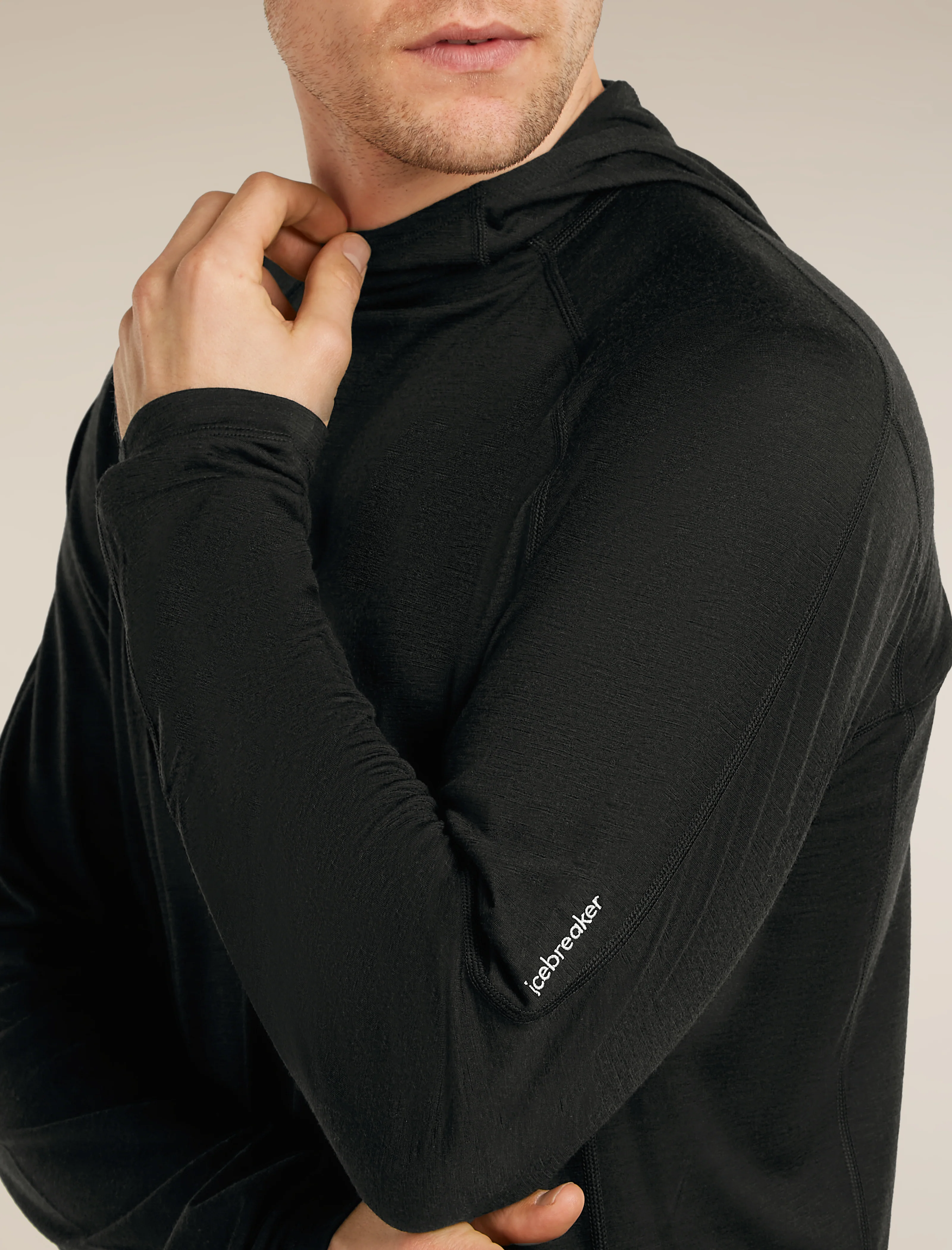 Men's 150 MerinoFine™ Ace Long Sleeve Hoodie UPF - Image 5
