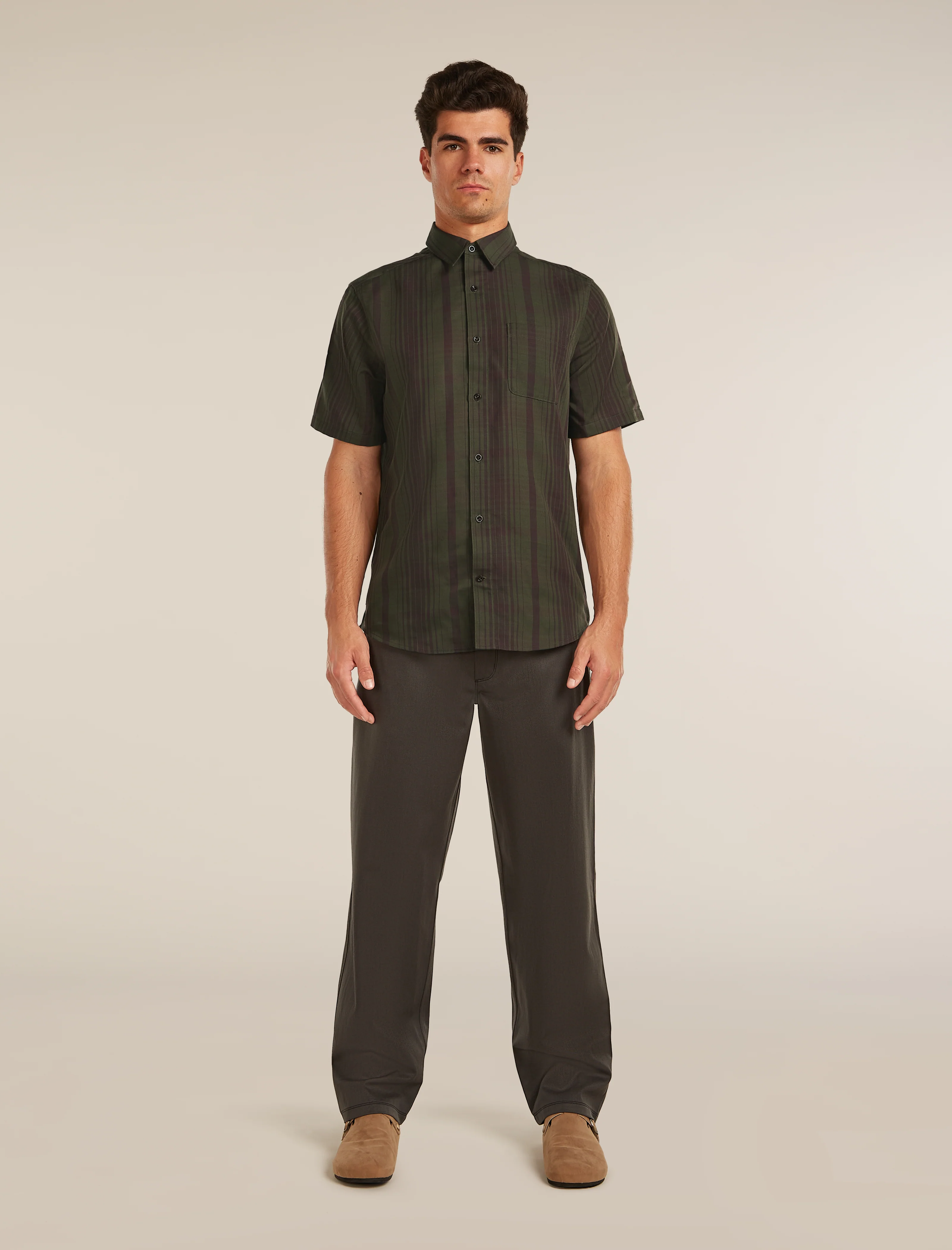 Men's Merino 125 Cool-Lite™ Steveston Short Sleeve Plaid Shirt - Image 3