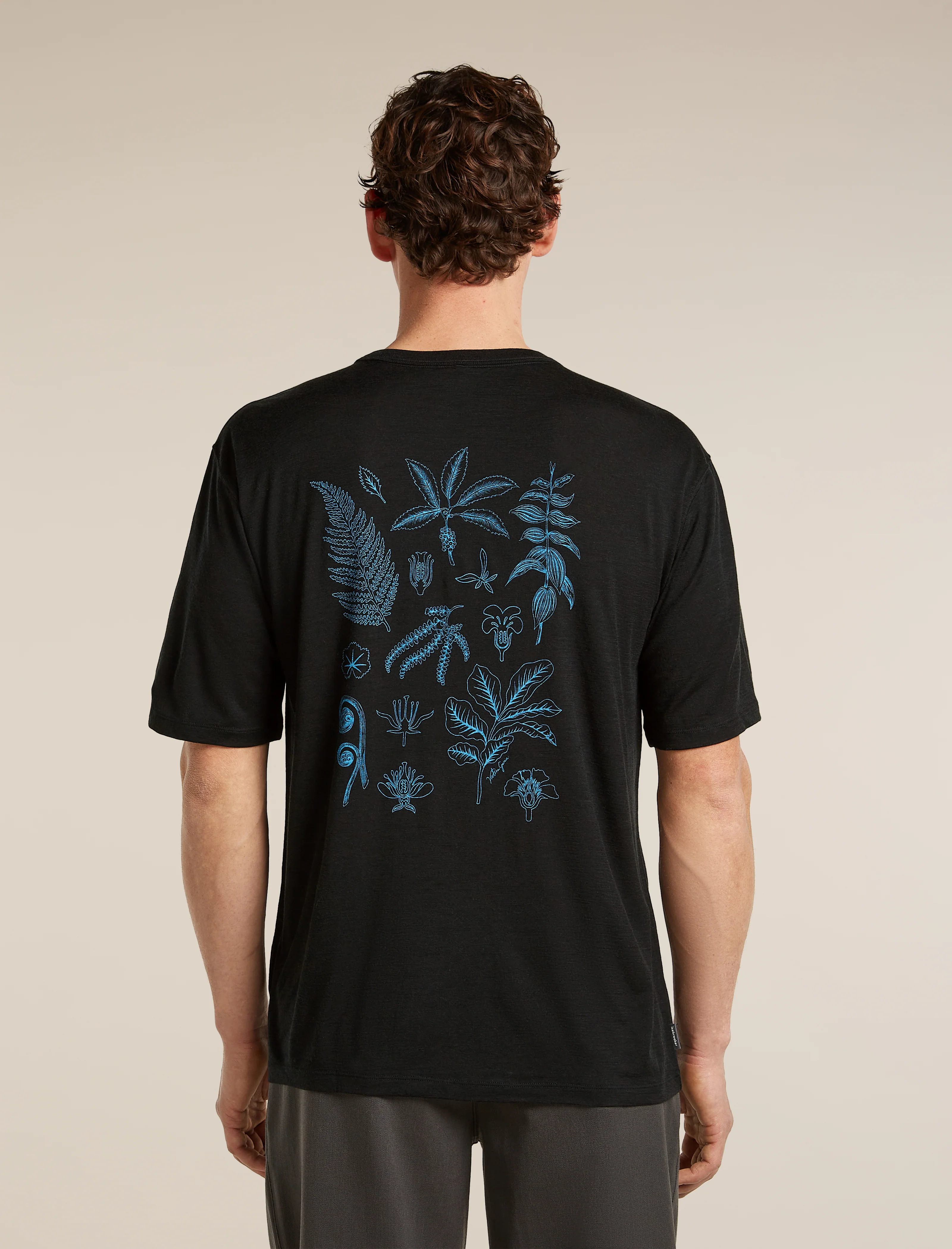 Men's Merino 150 Tech Lite Short Sleeve Relaxed Tee Fern Study - Image 2