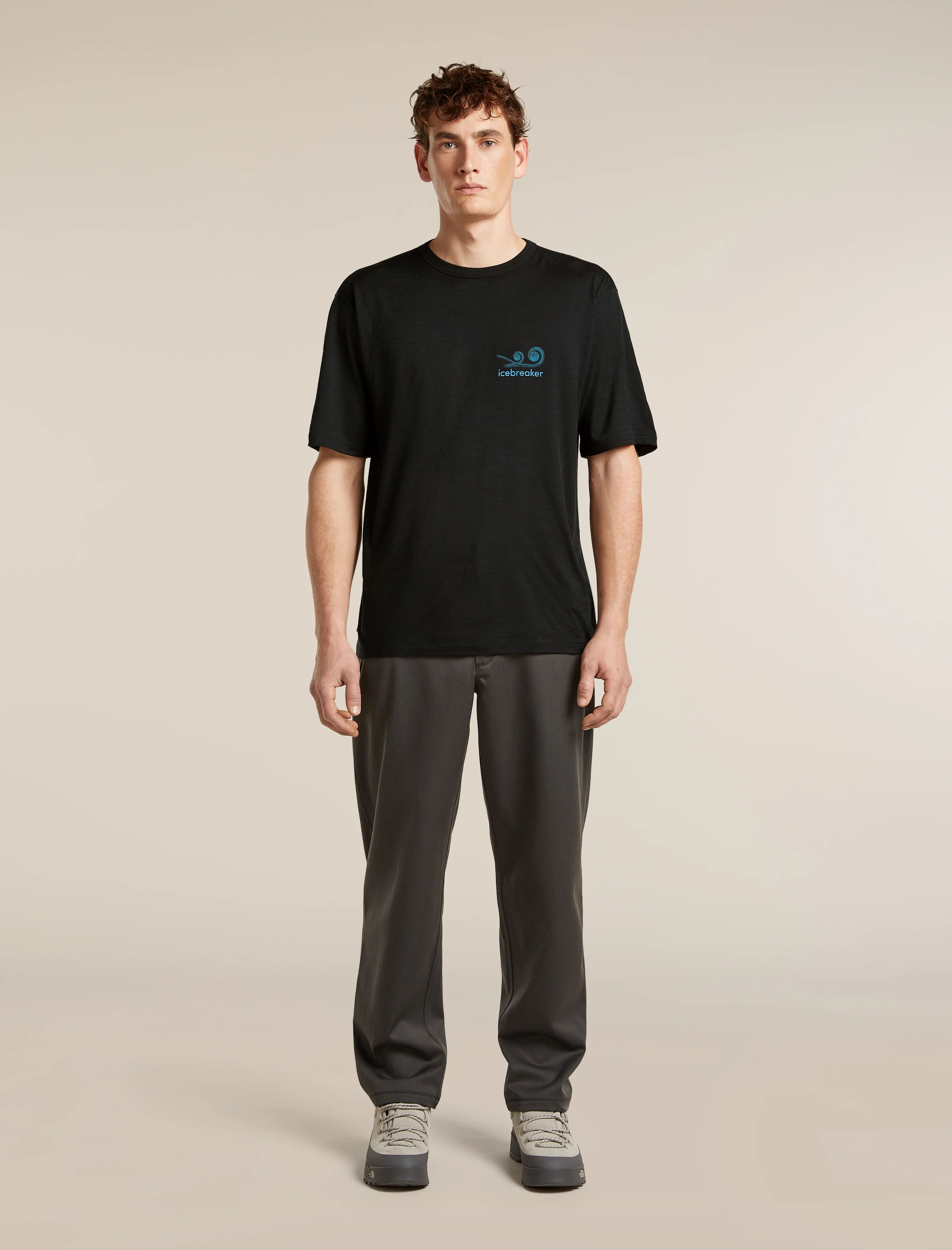 Men's Merino 150 Tech Lite Short Sleeve Relaxed Tee Fern Study - Image 3