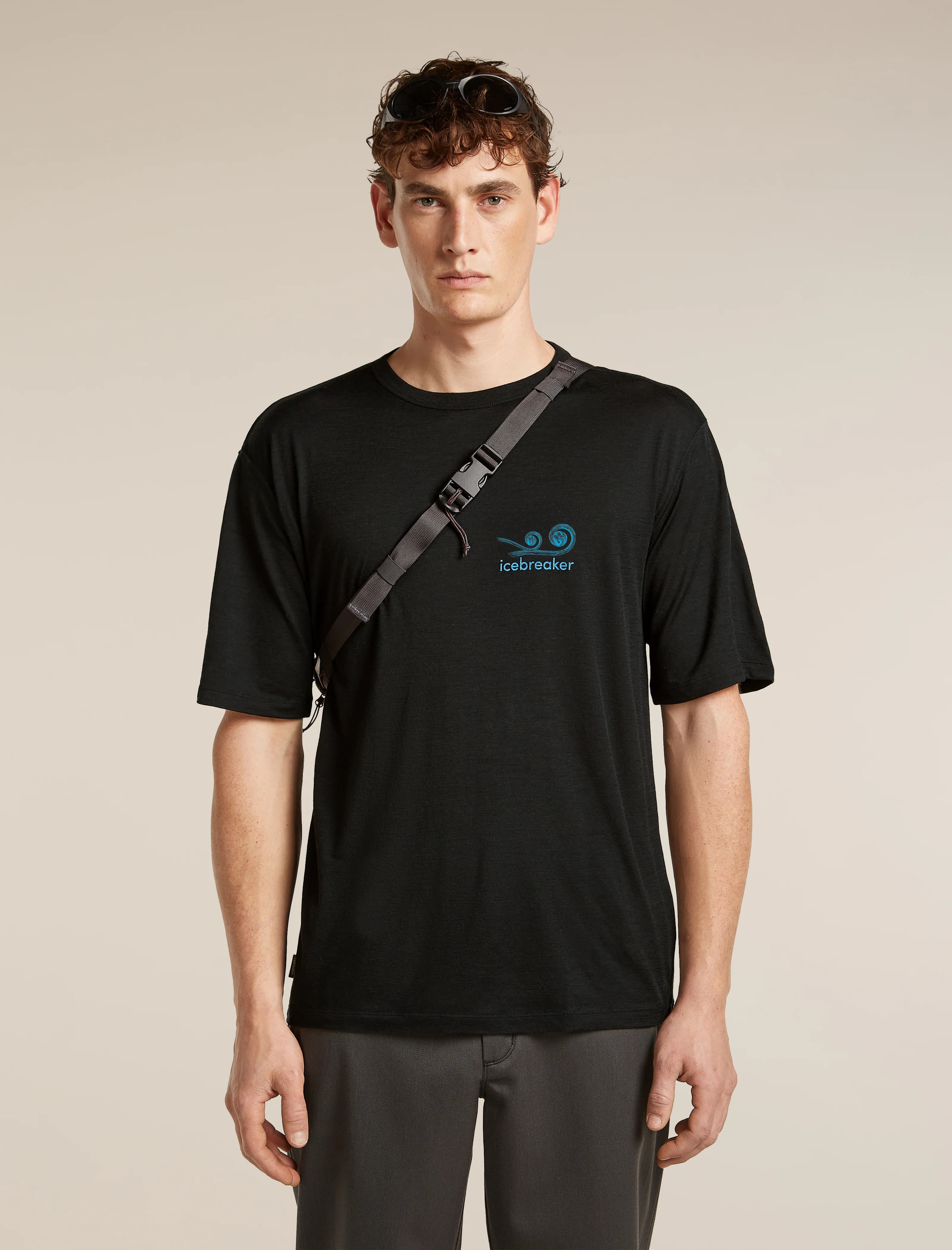 Men's Merino 150 Tech Lite Short Sleeve Relaxed Tee Fern Study - Image 5