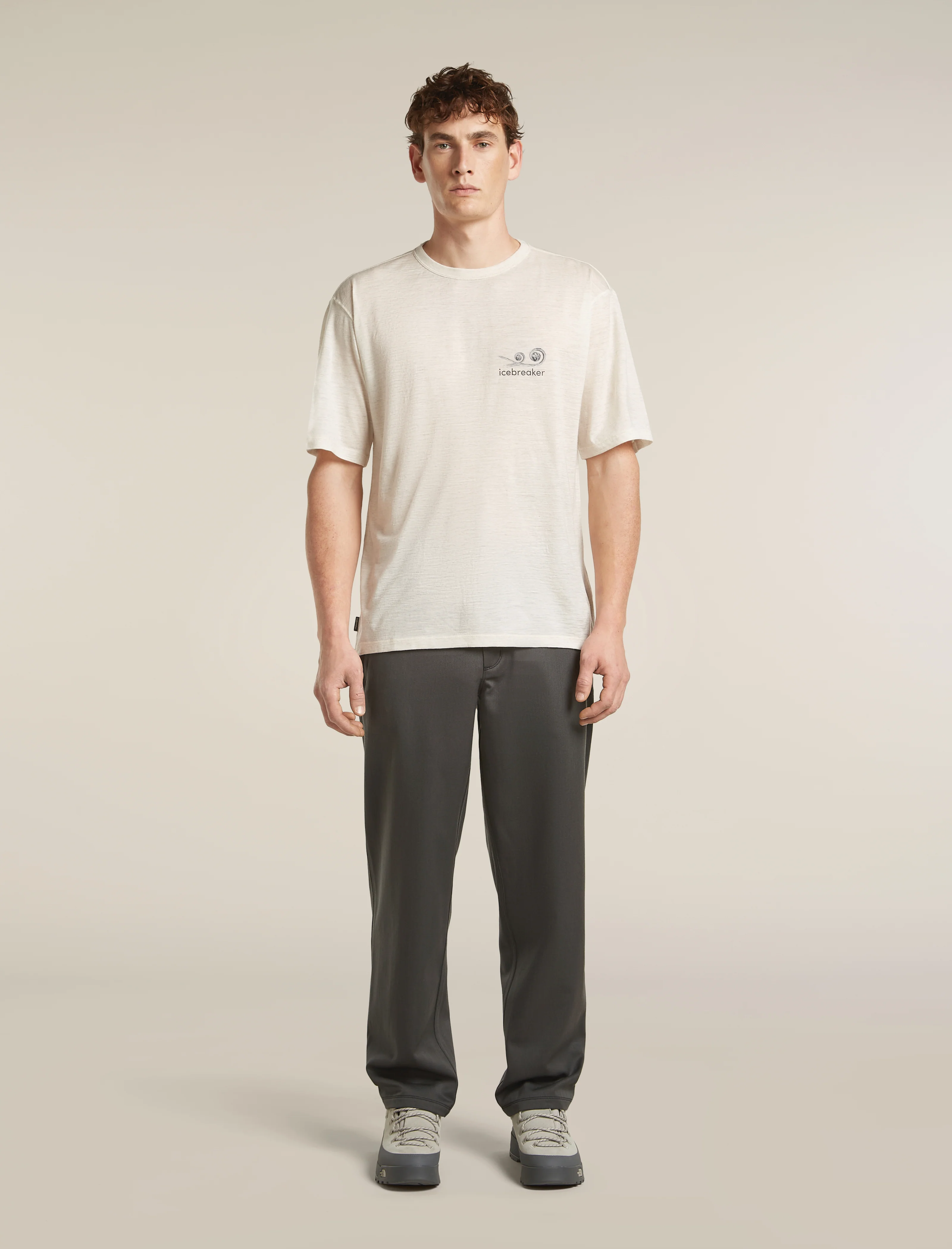 Men's Merino 150 Tech Lite Short Sleeve Relaxed Tee Fern Study - Image 3
