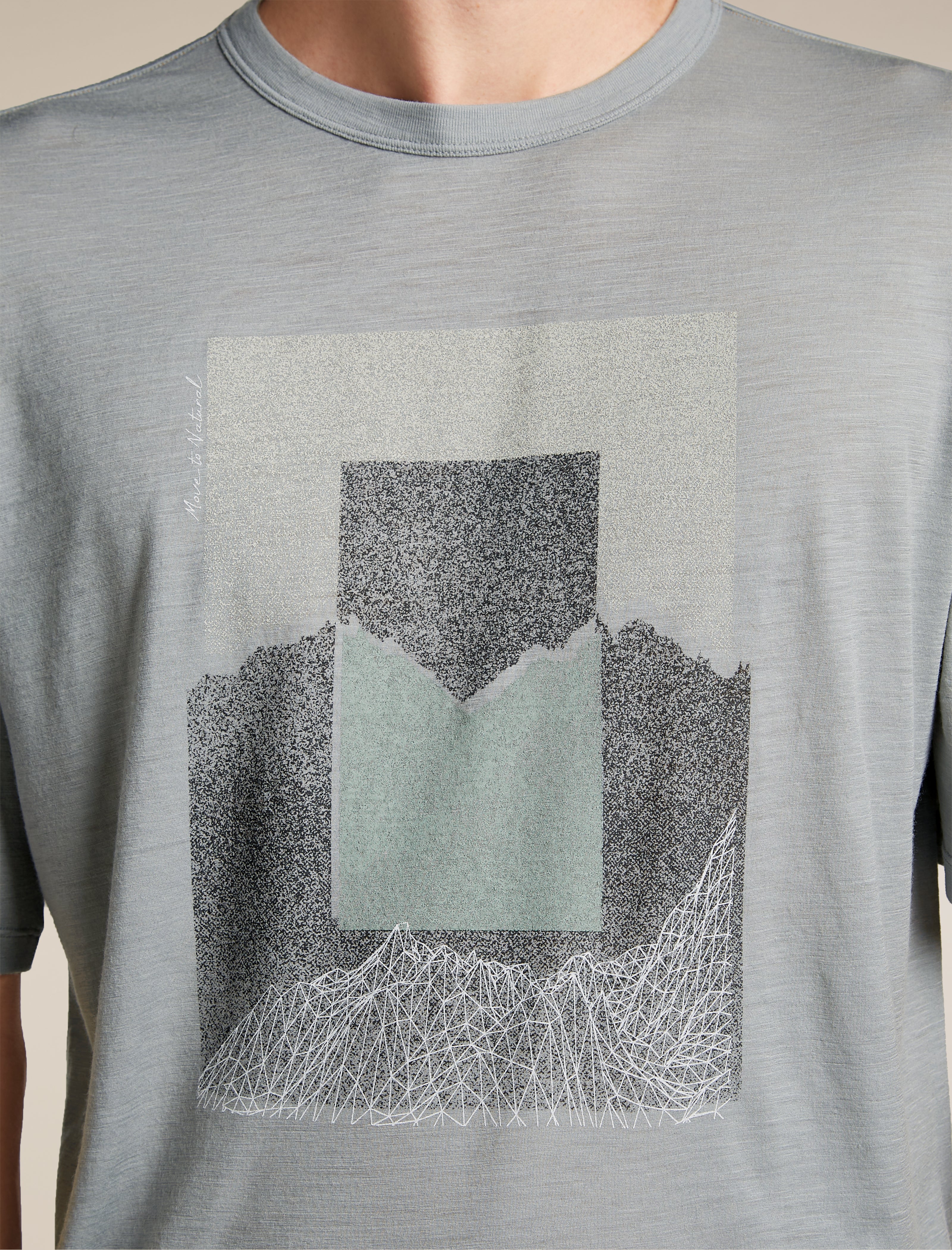 Men's Merino 150 Tech Lite Short Sleeve Relaxed Tee Mountain Shift - Image 5