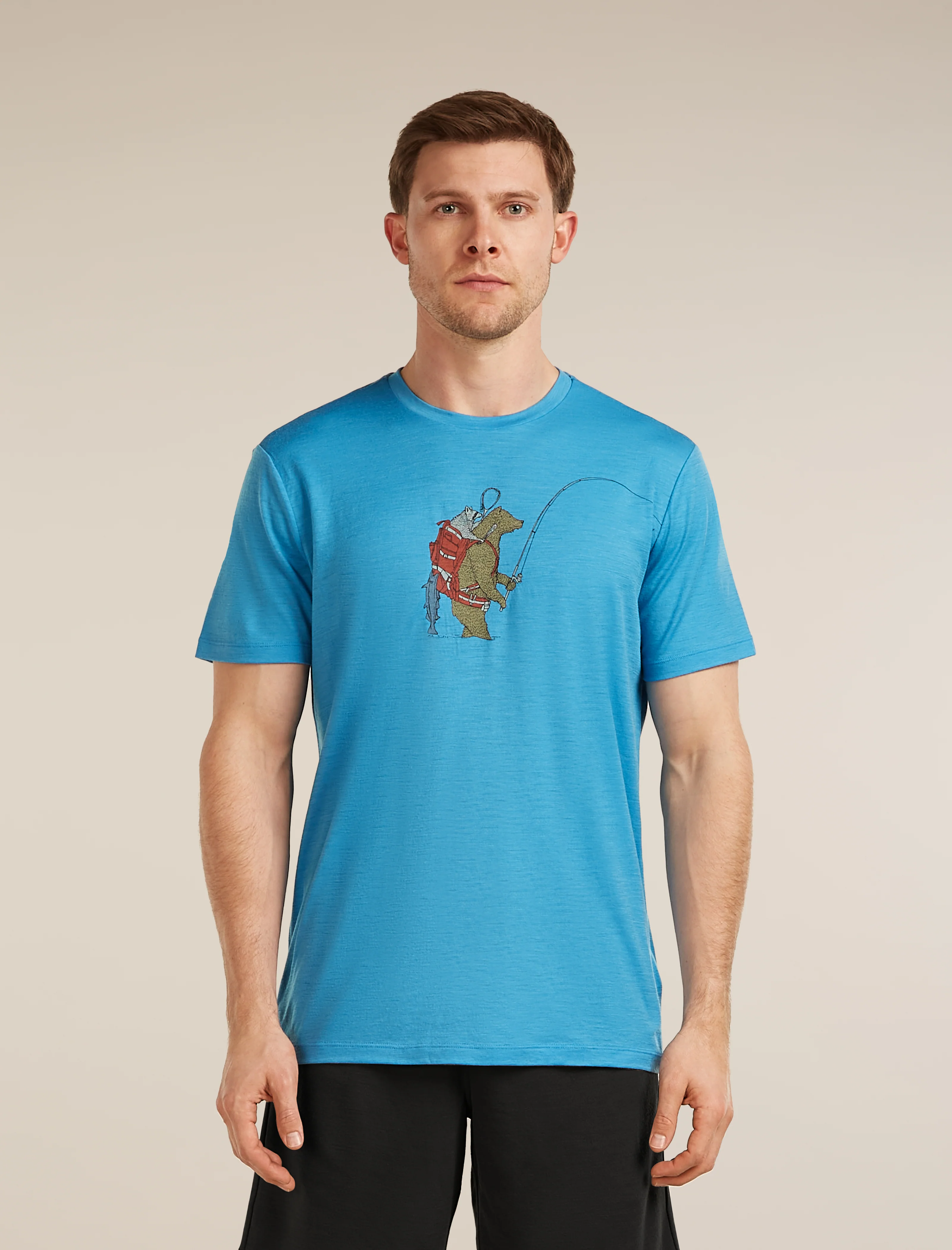 Men's Merino 150 Tech Lite Short Sleeve Tee Bear Catch
