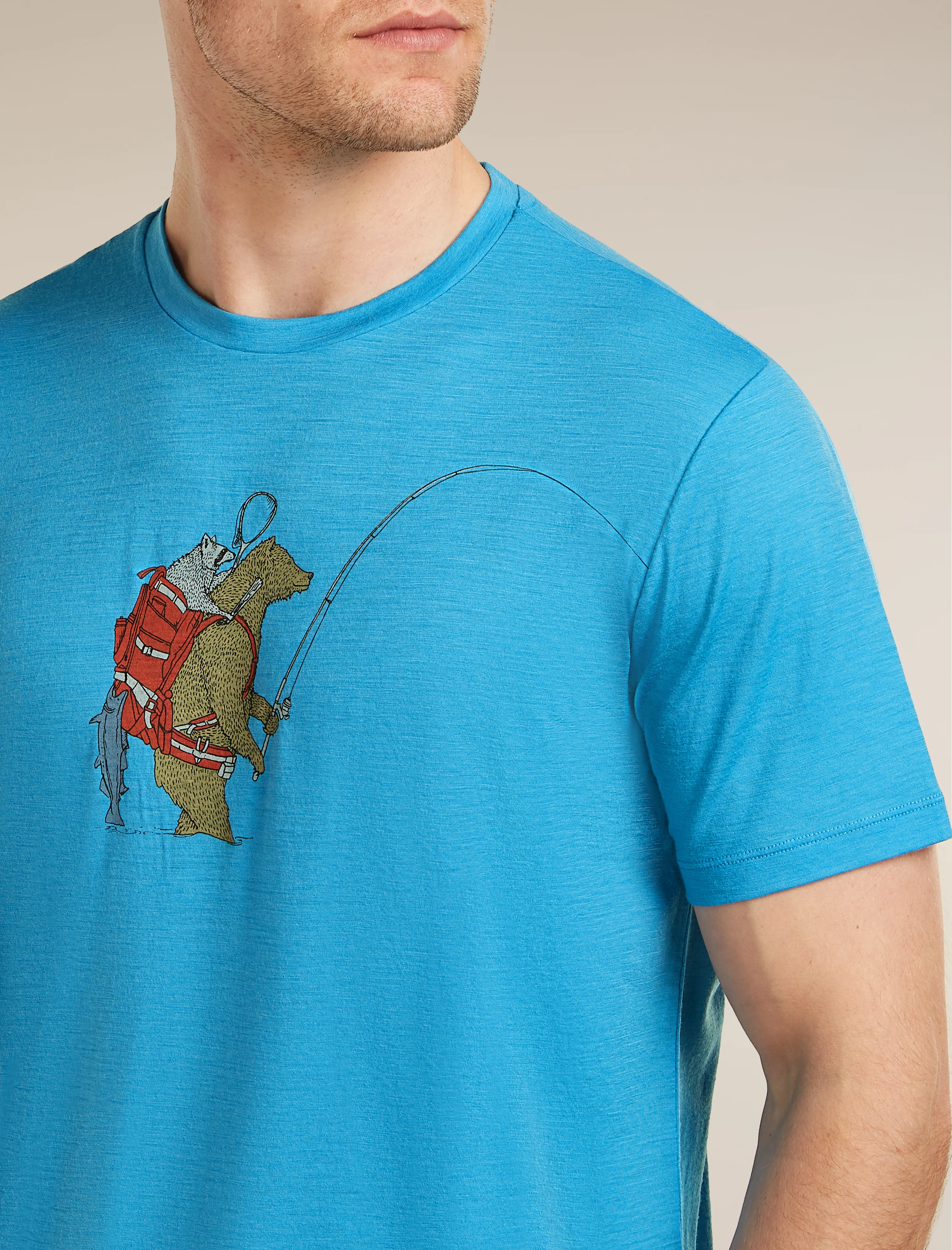 Men's Merino 150 Tech Lite Short Sleeve Tee Bear Catch - Image 5
