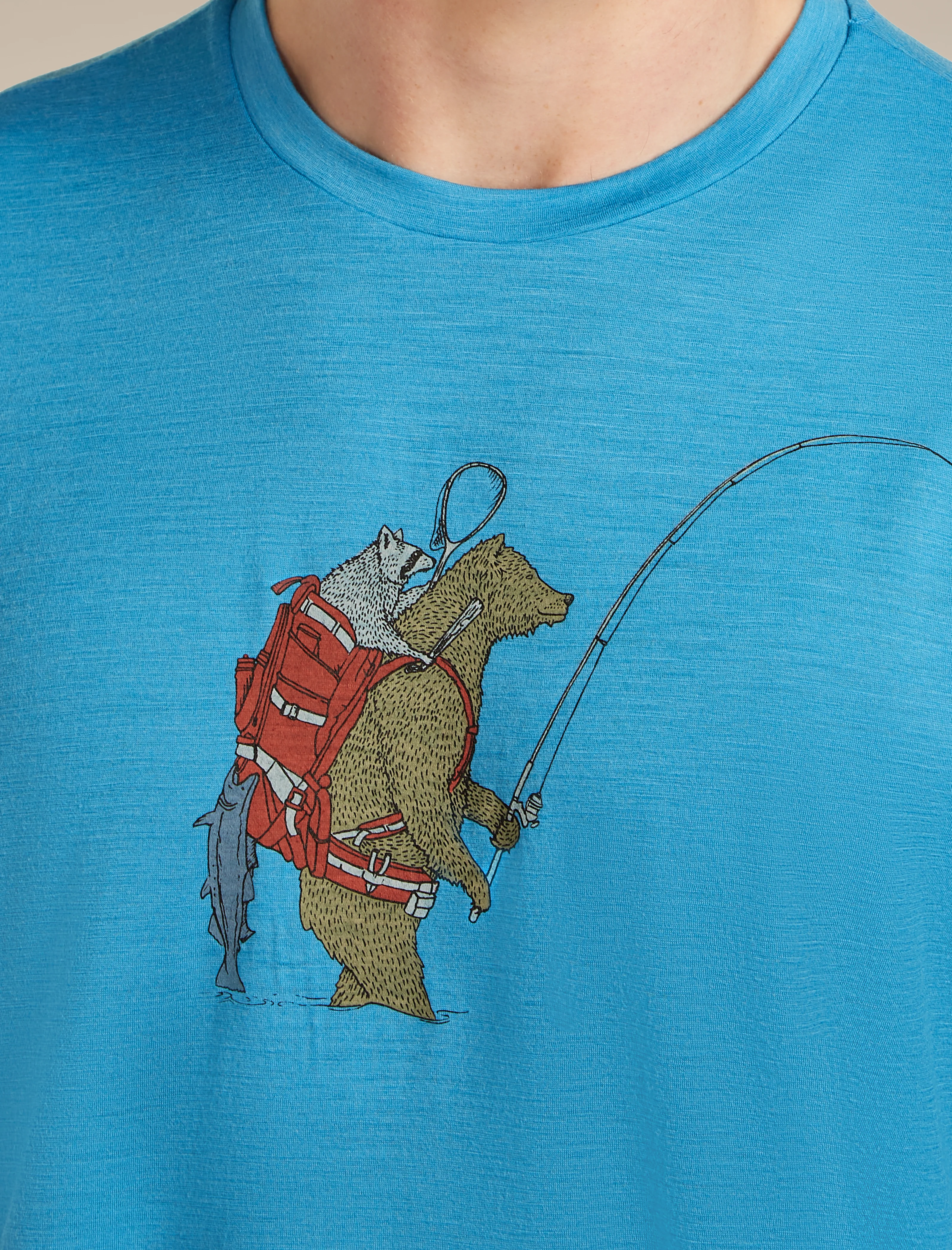 Men's Merino 150 Tech Lite Short Sleeve Tee Bear Catch - Image 6
