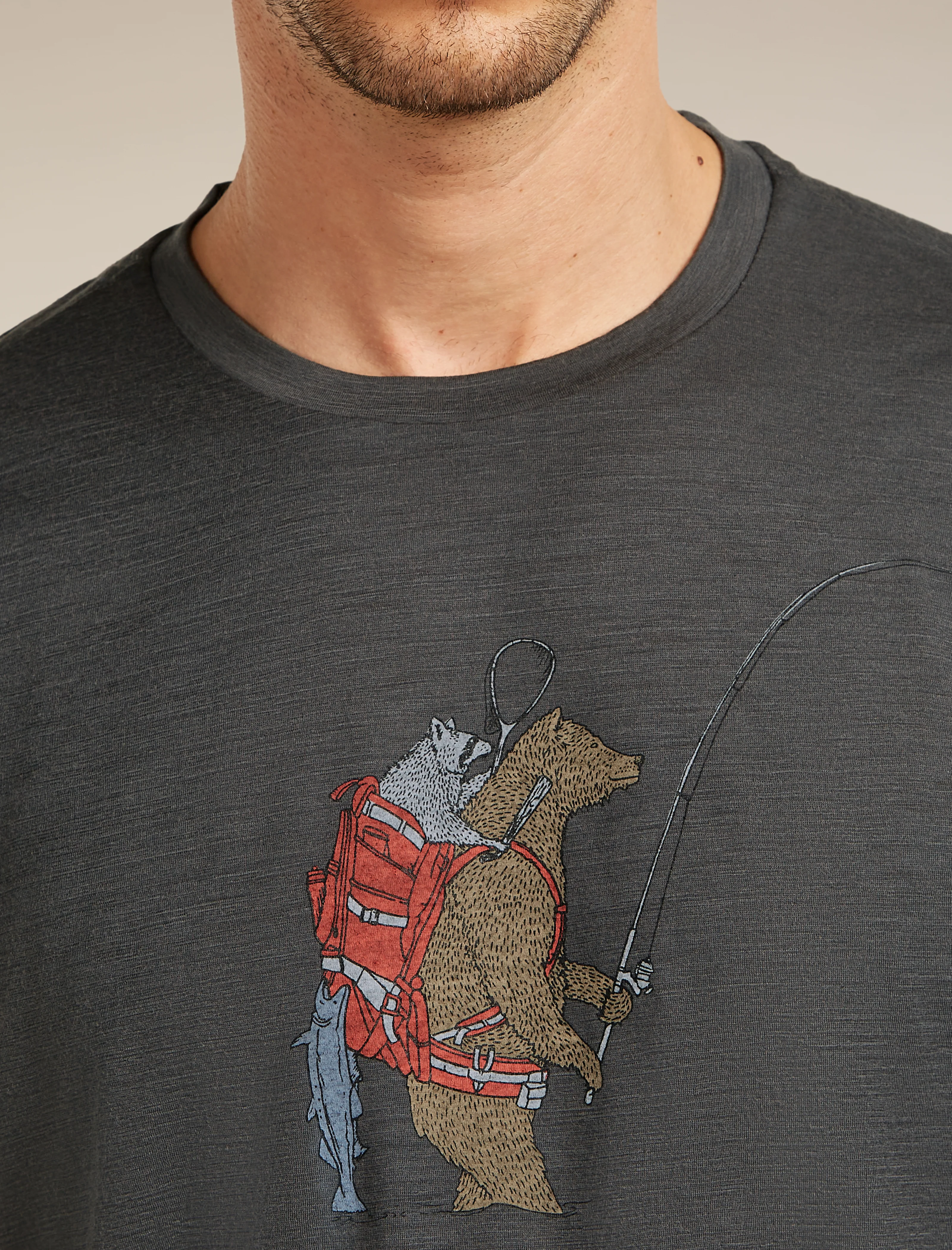 Men's Merino 150 Tech Lite Short Sleeve Tee Bear Catch - Image 6