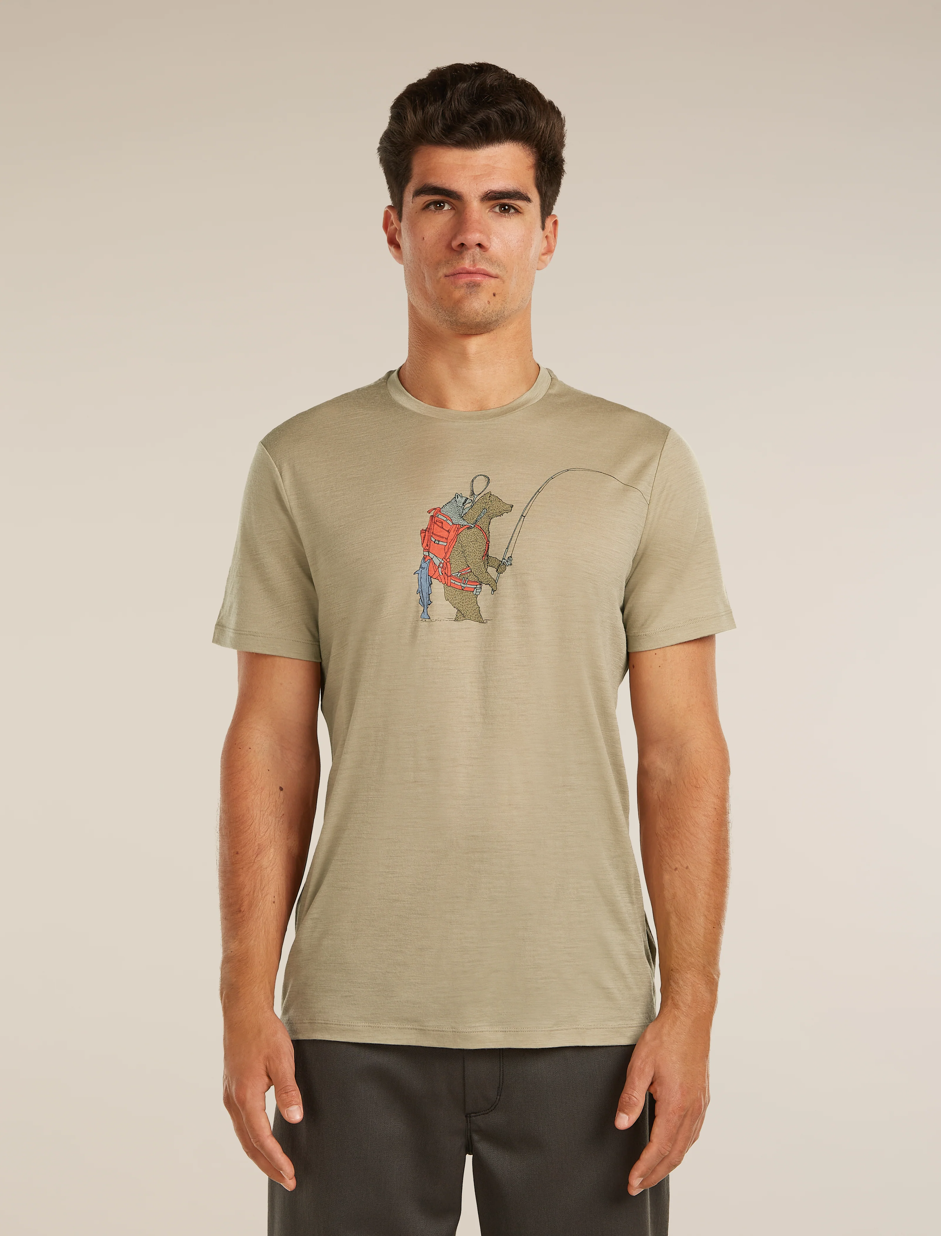 Men's Merino 150 Tech Lite Short Sleeve Tee Bear Catch