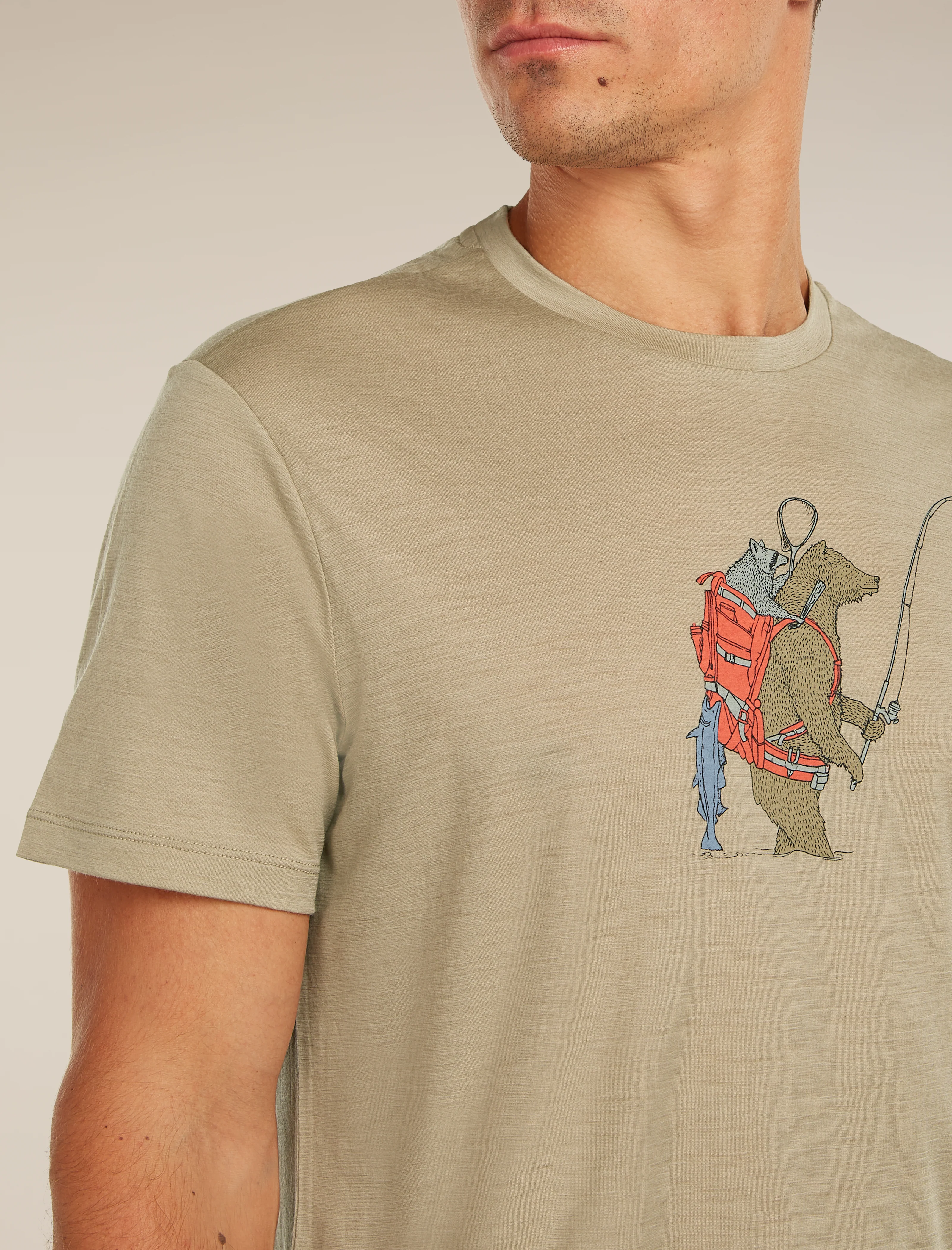 Men's Merino 150 Tech Lite Short Sleeve Tee Bear Catch - Image 5