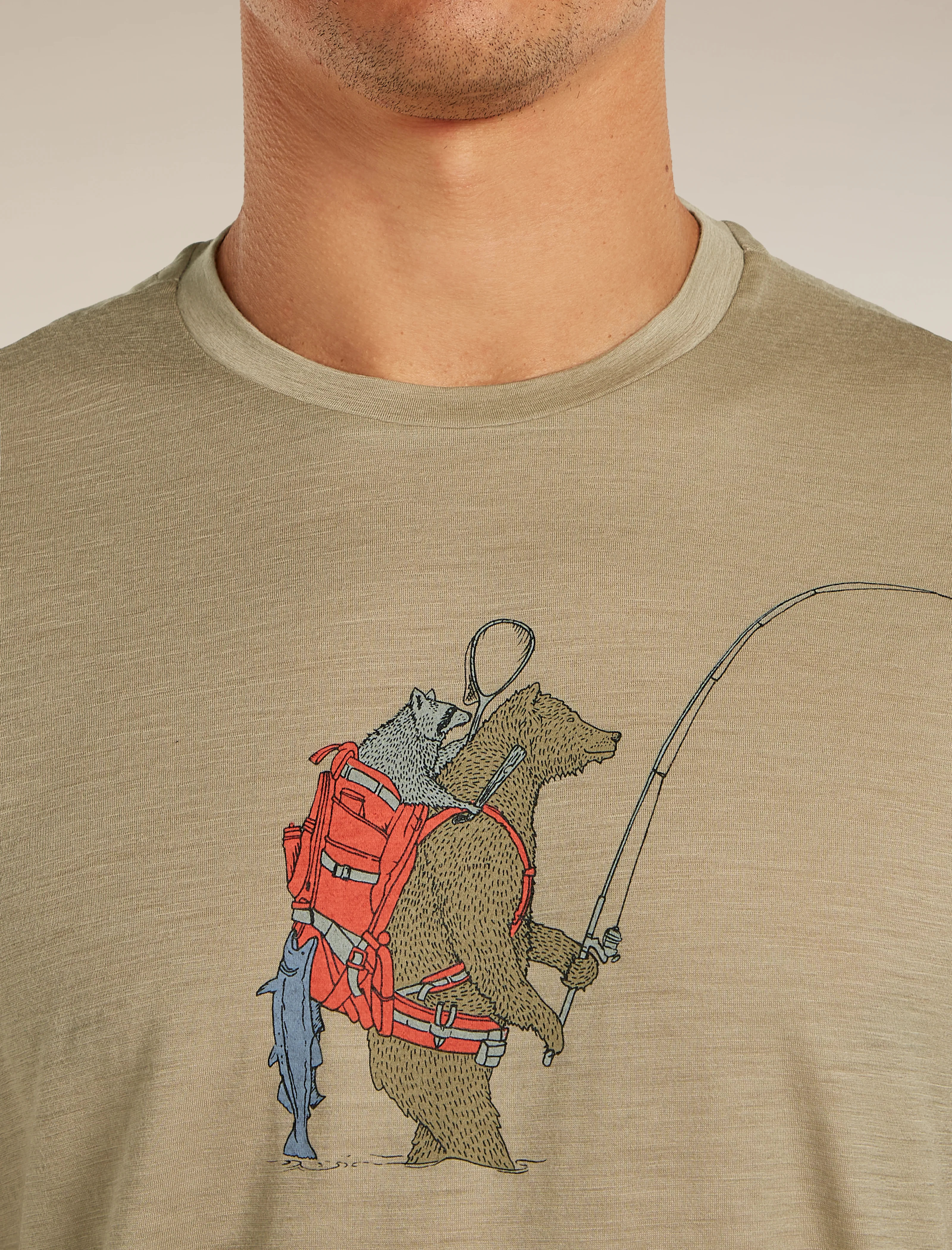 Men's Merino 150 Tech Lite Short Sleeve Tee Bear Catch - Image 6