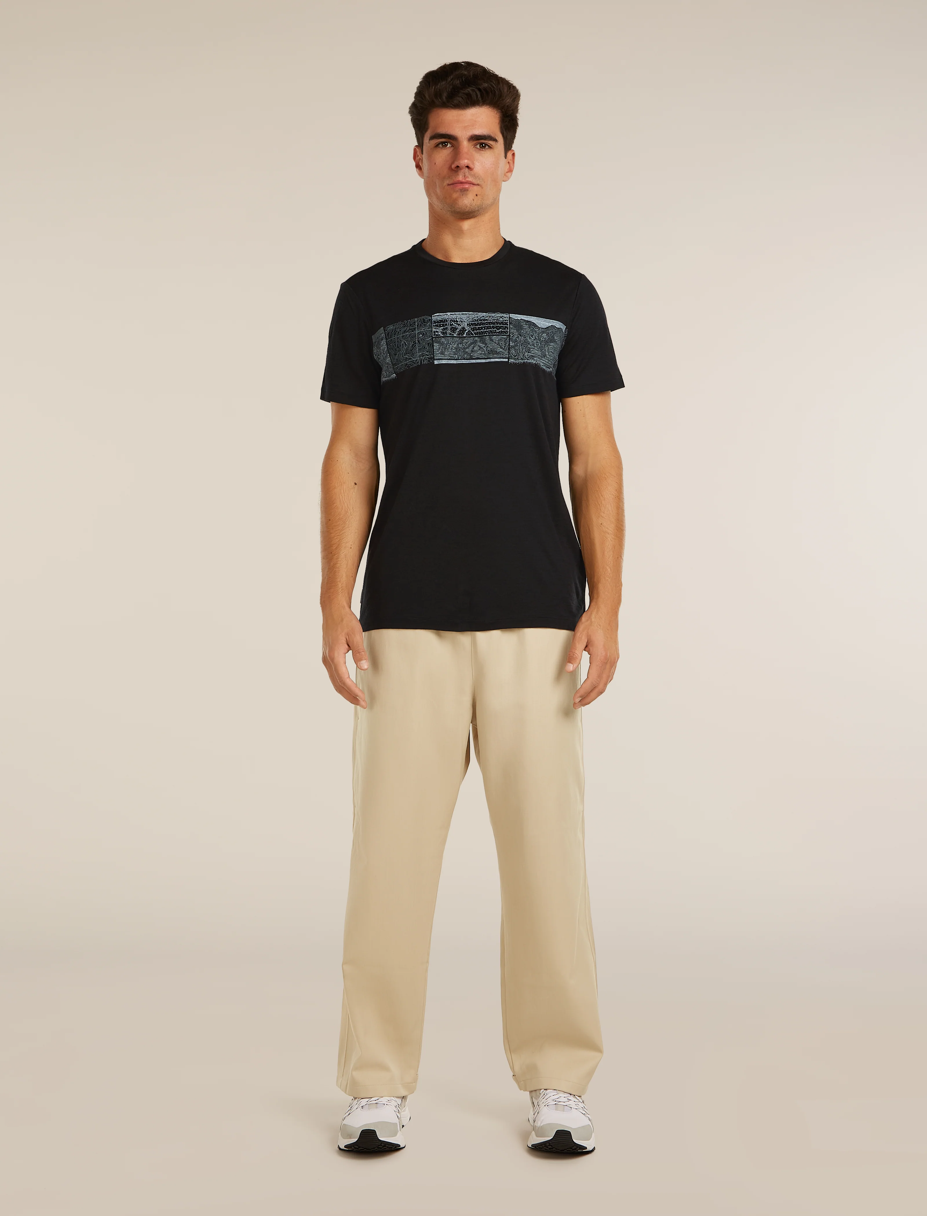 Men's Merino 150 Tech Lite Short Sleeve Tee Elevation Line - Image 3