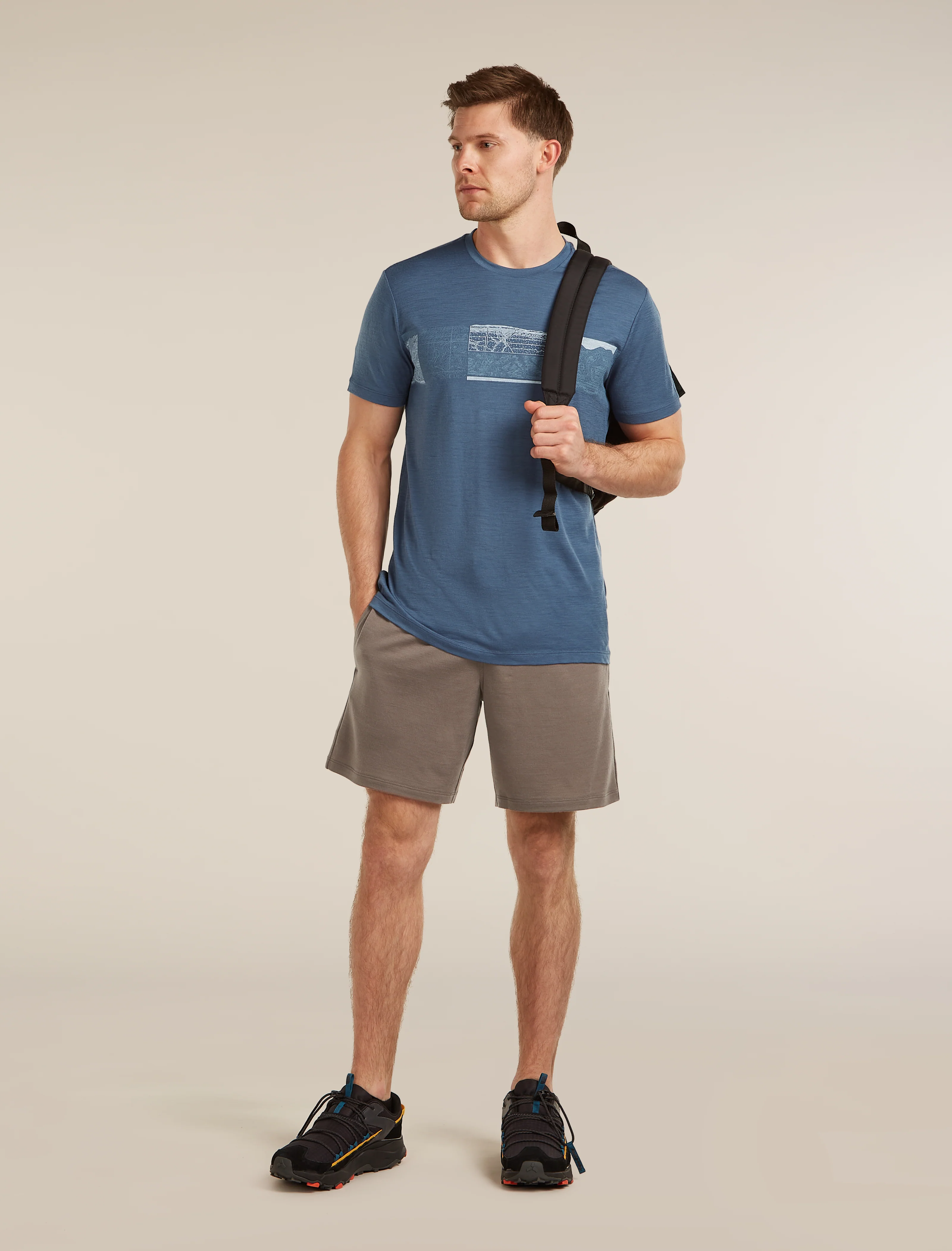 Men's Merino 150 Tech Lite Short Sleeve Tee Elevation Line - Image 4