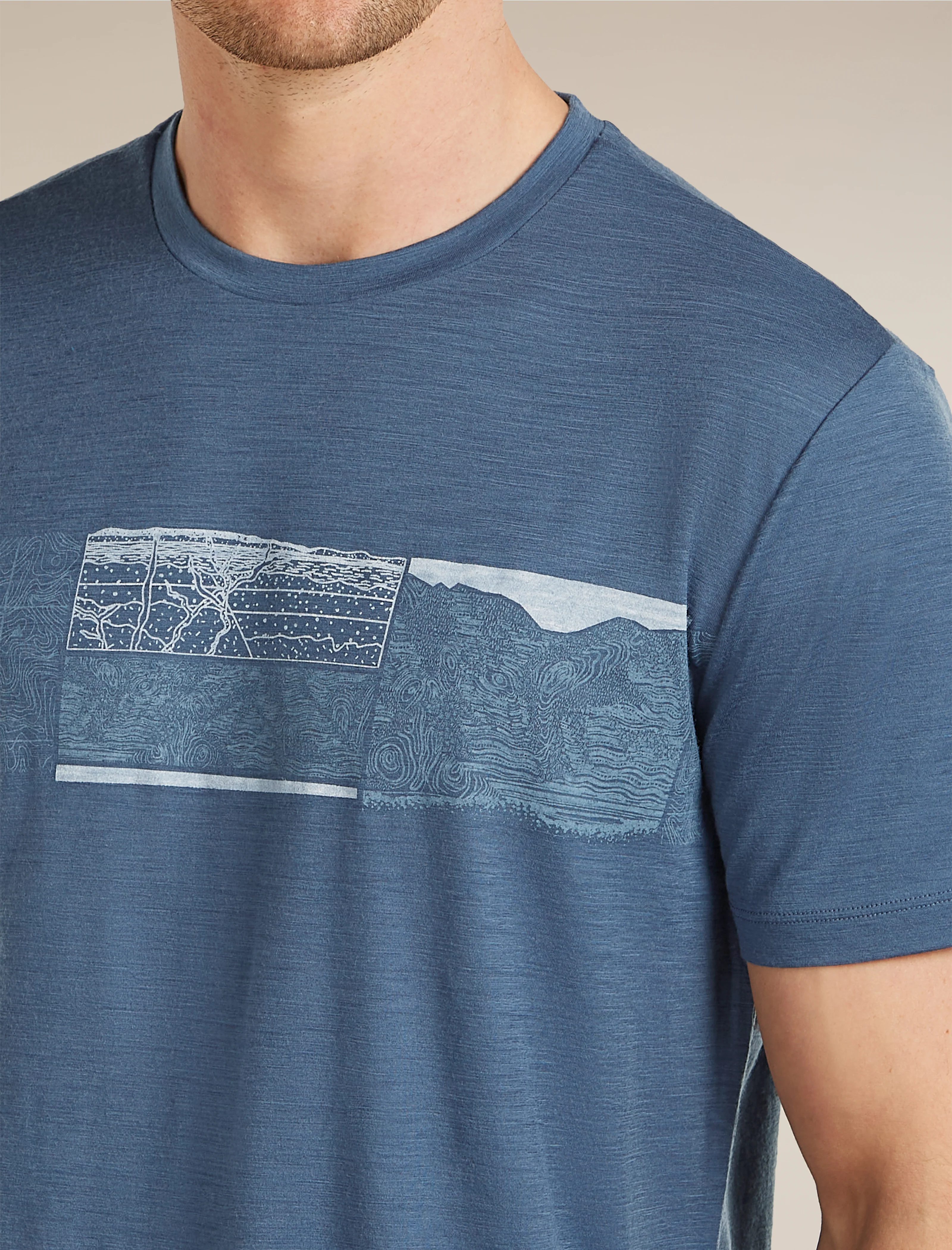Men's Merino 150 Tech Lite Short Sleeve Tee Elevation Line - Image 5