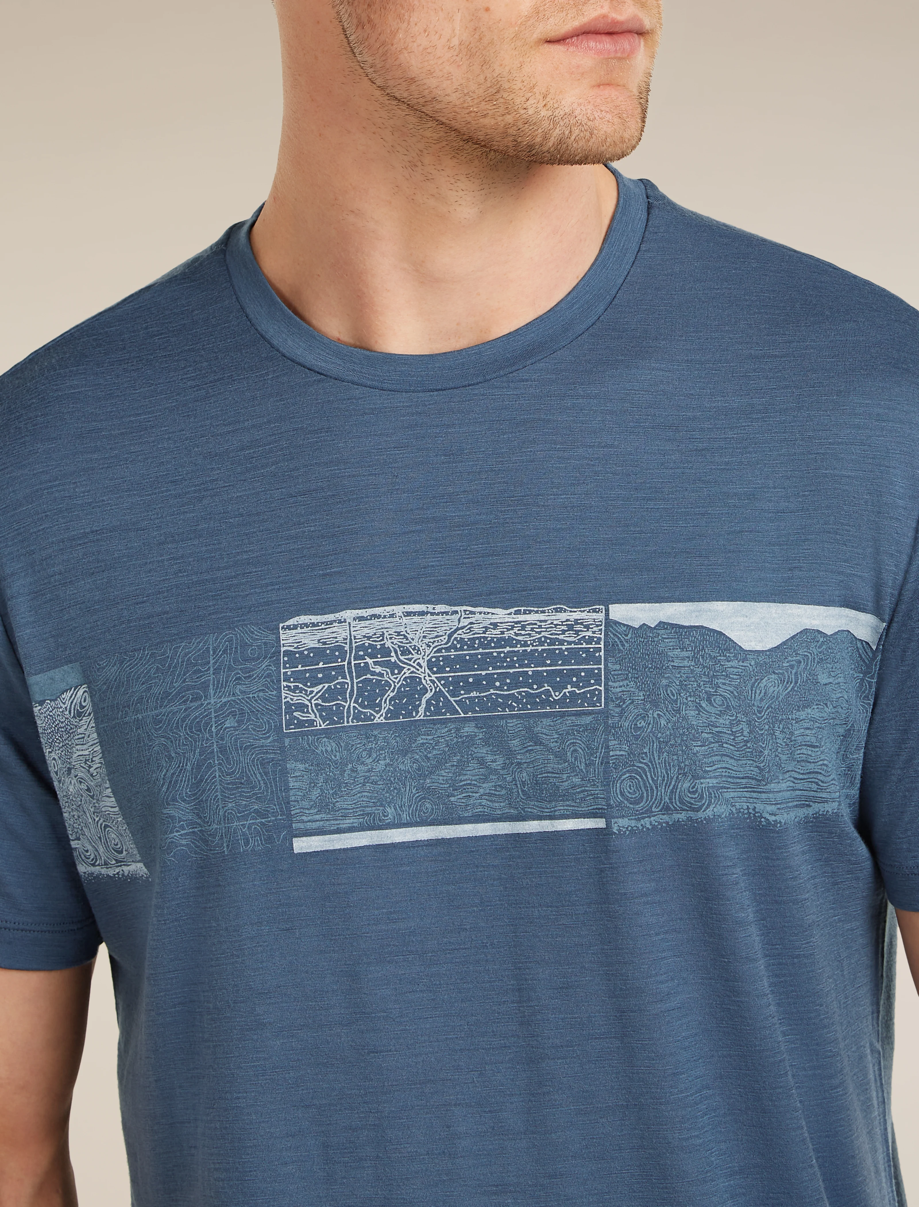 Men's Merino 150 Tech Lite Short Sleeve Tee Elevation Line - Image 6