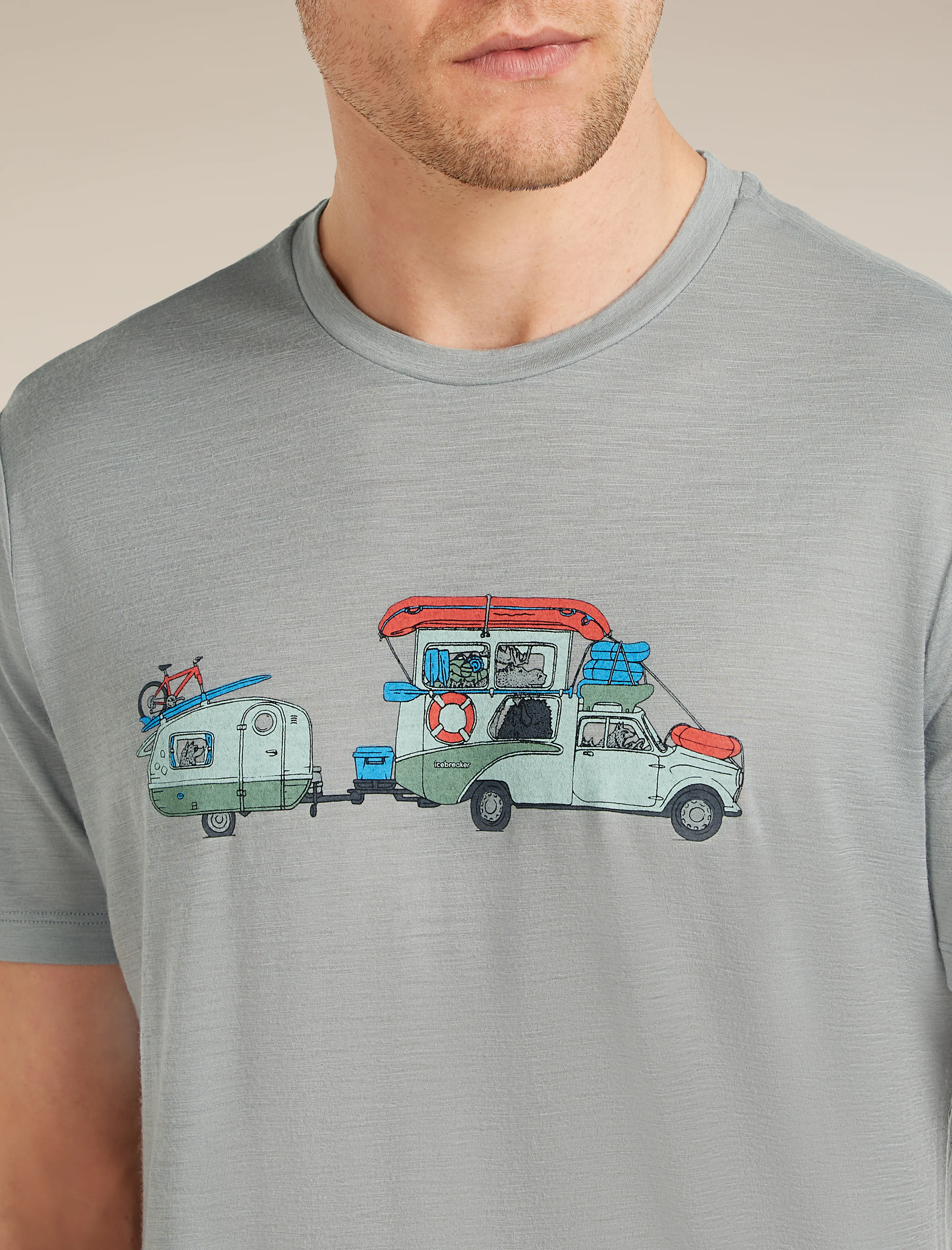 Men's Merino 150 Tech Lite Short Sleeve Tee Transportage - Image 6