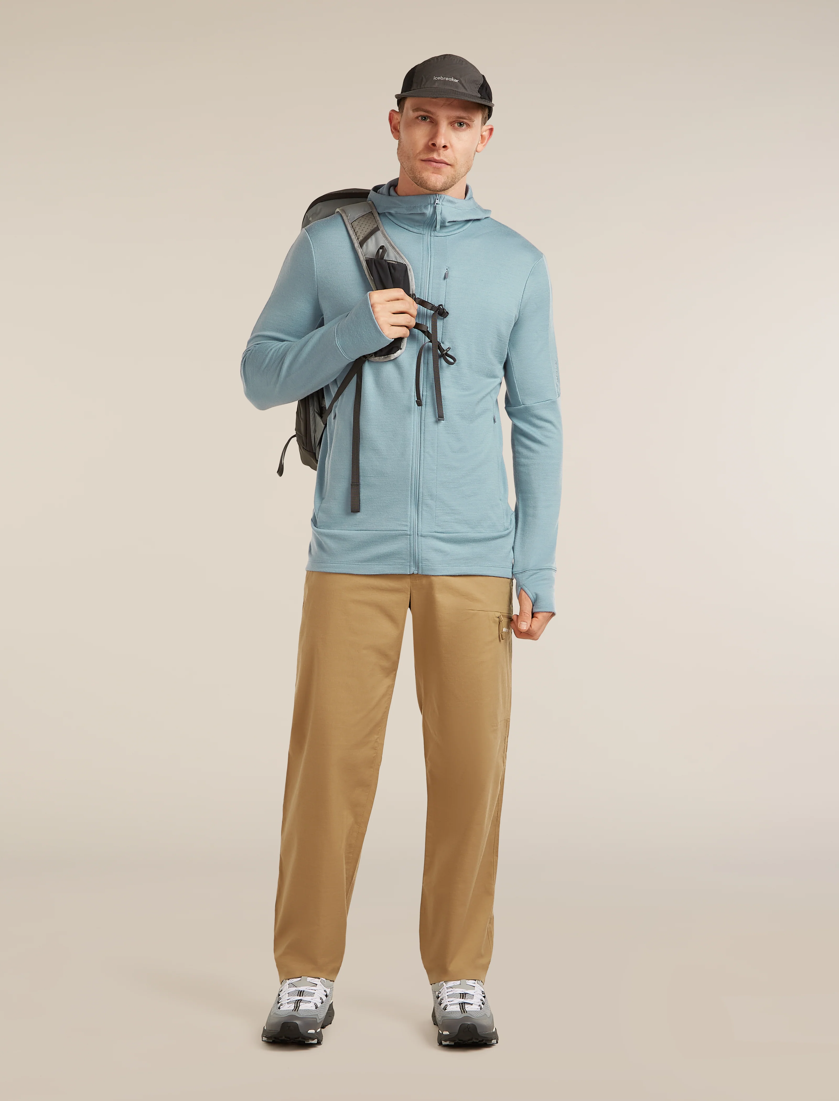 Men's Merino 260 Quantum Long Sleeve Zip Hoodie - Image 4