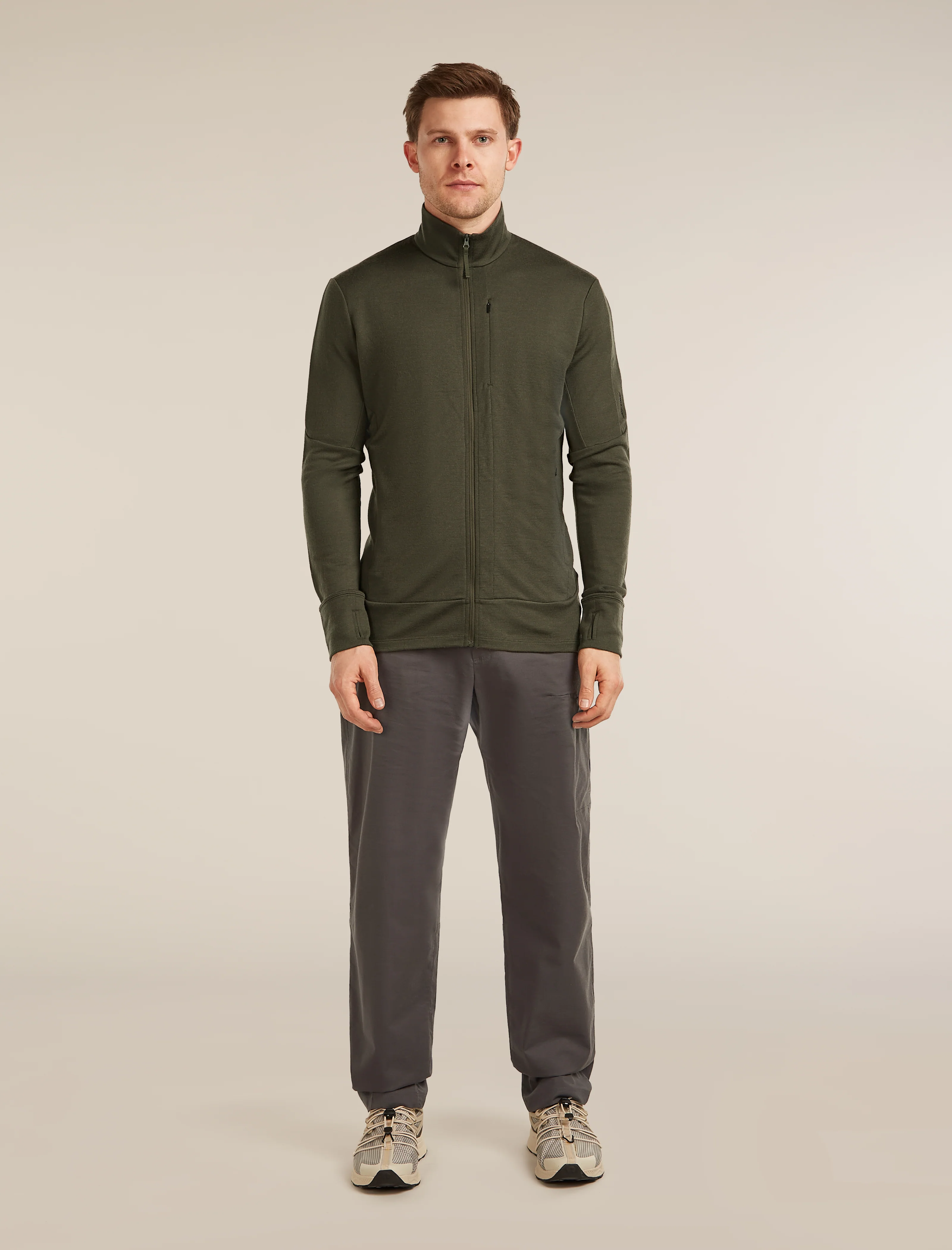 Men's Merino 260 Quantum Long Sleeve Zip - Image 3