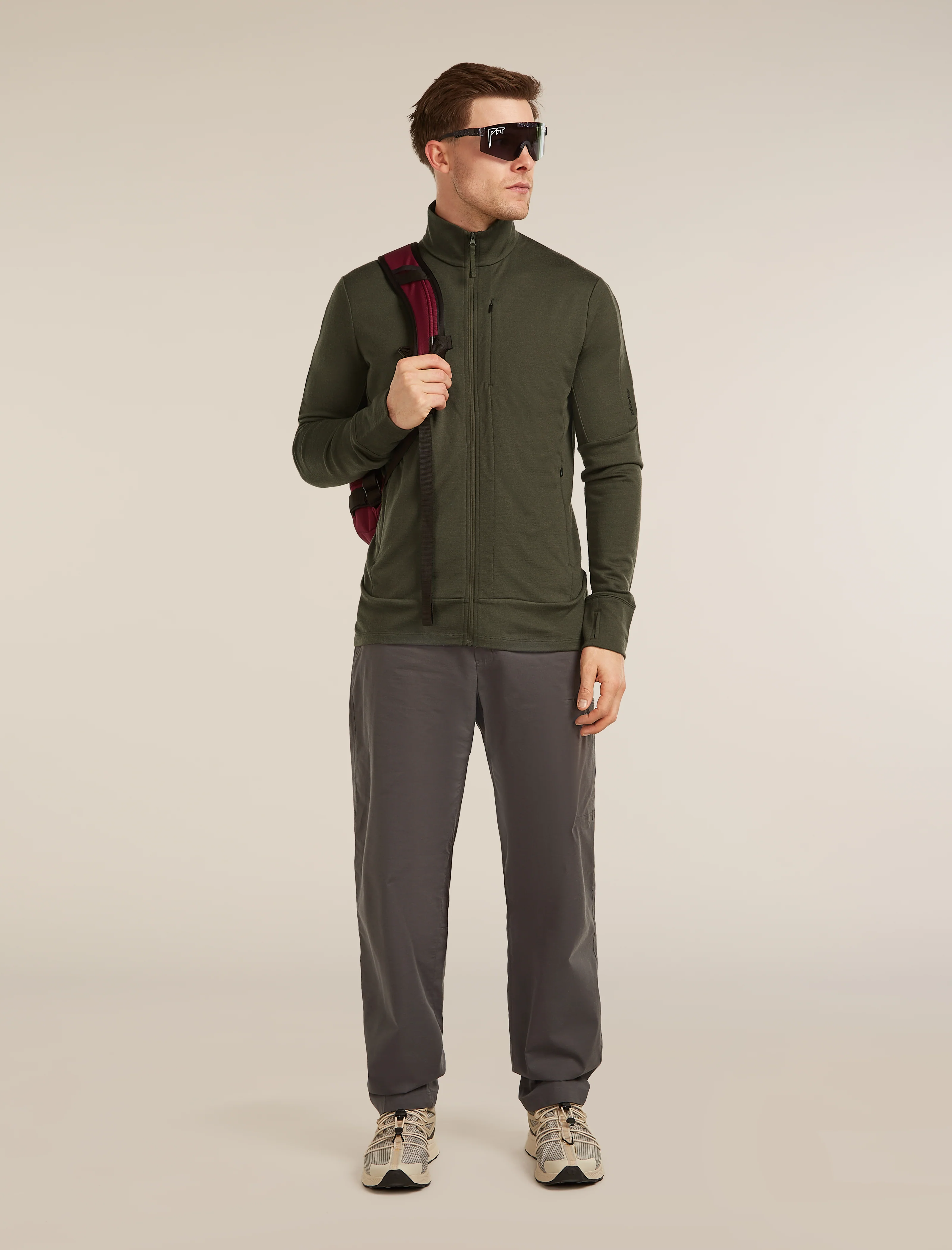 Men's Merino 260 Quantum Long Sleeve Zip - Image 4