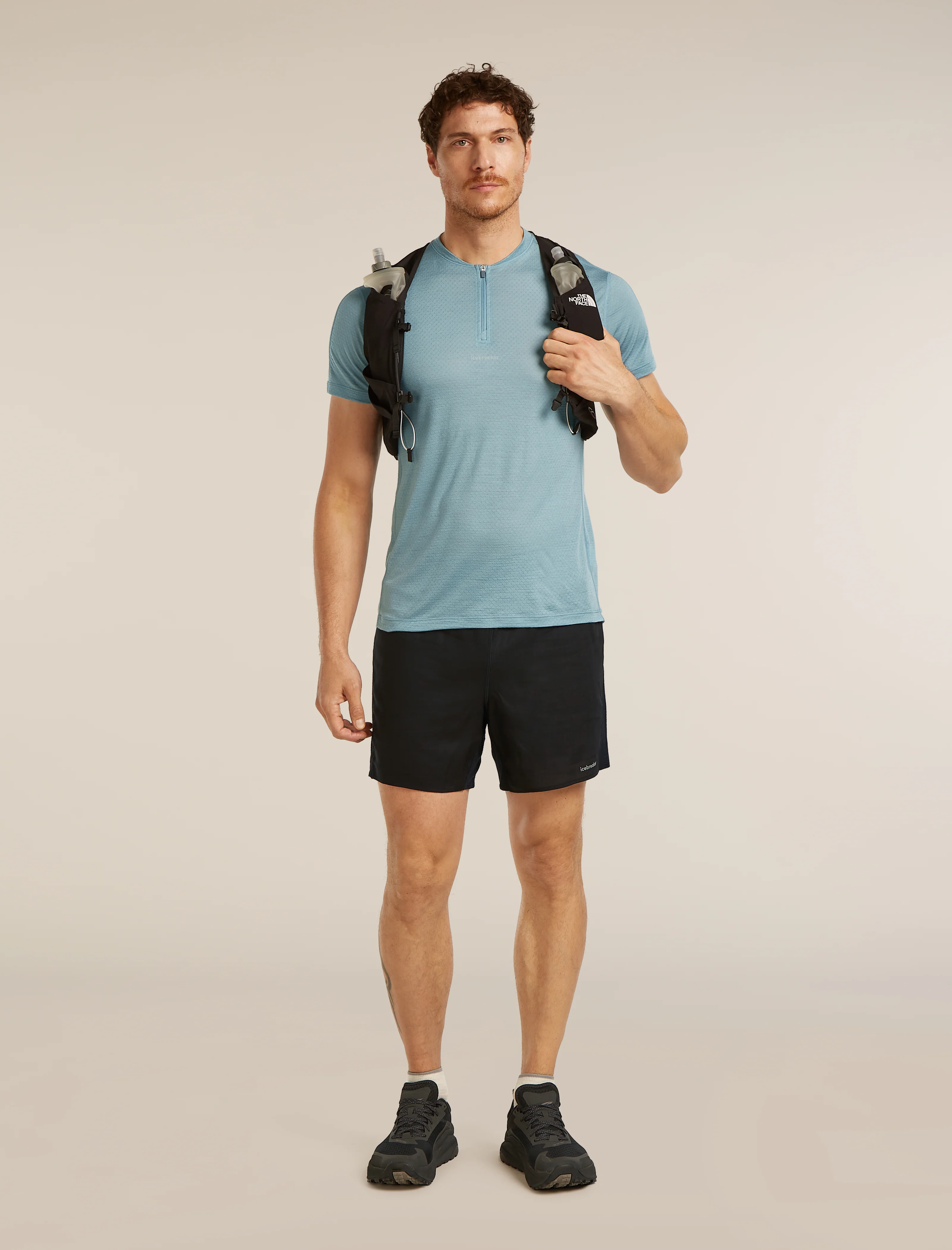 Men's Merino Blend 125 Cool-Lite™ Speed Short Sleeve Quarter Zip - Image 4