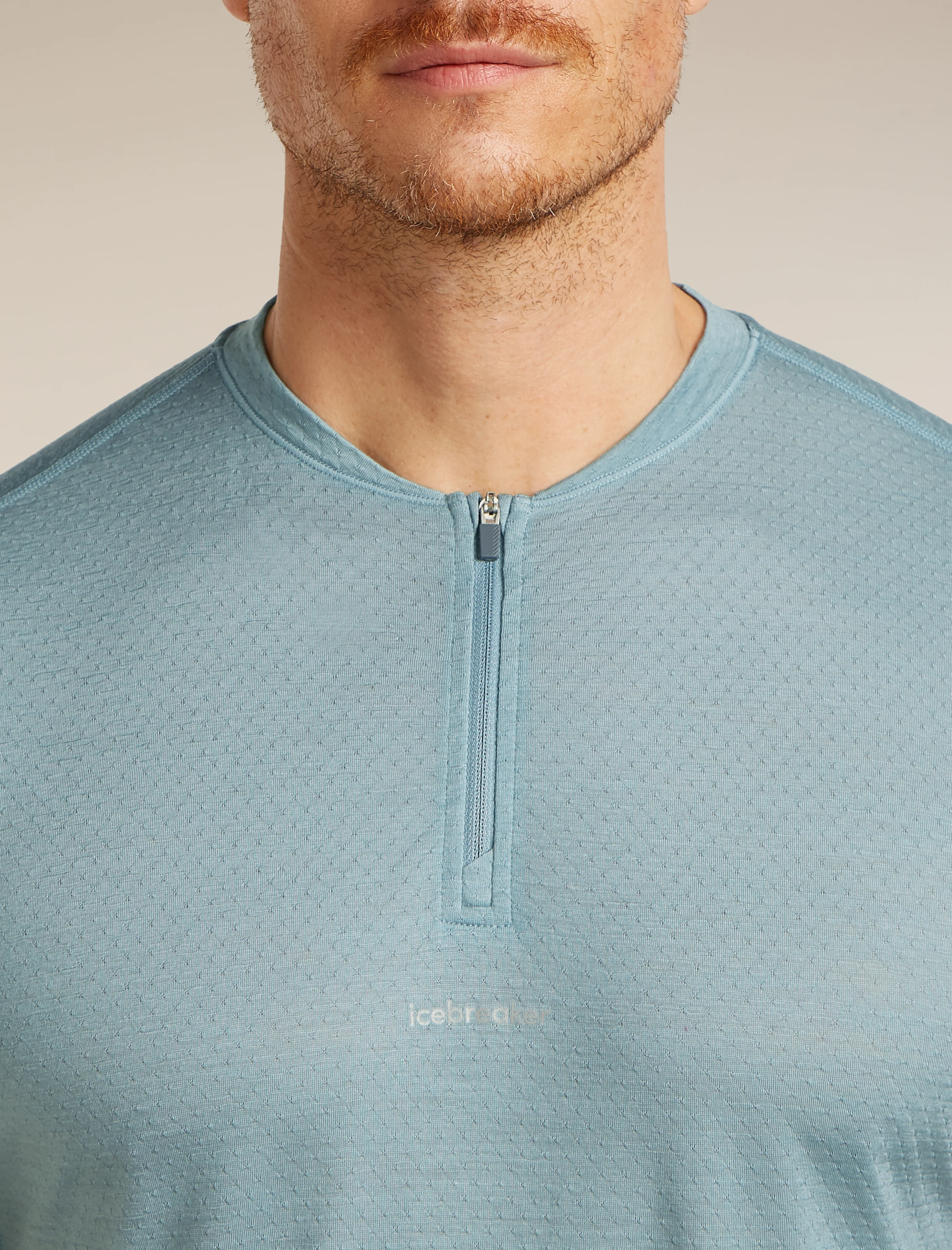 Men's Merino Blend 125 Cool-Lite™ Speed Short Sleeve Quarter Zip - Image 5