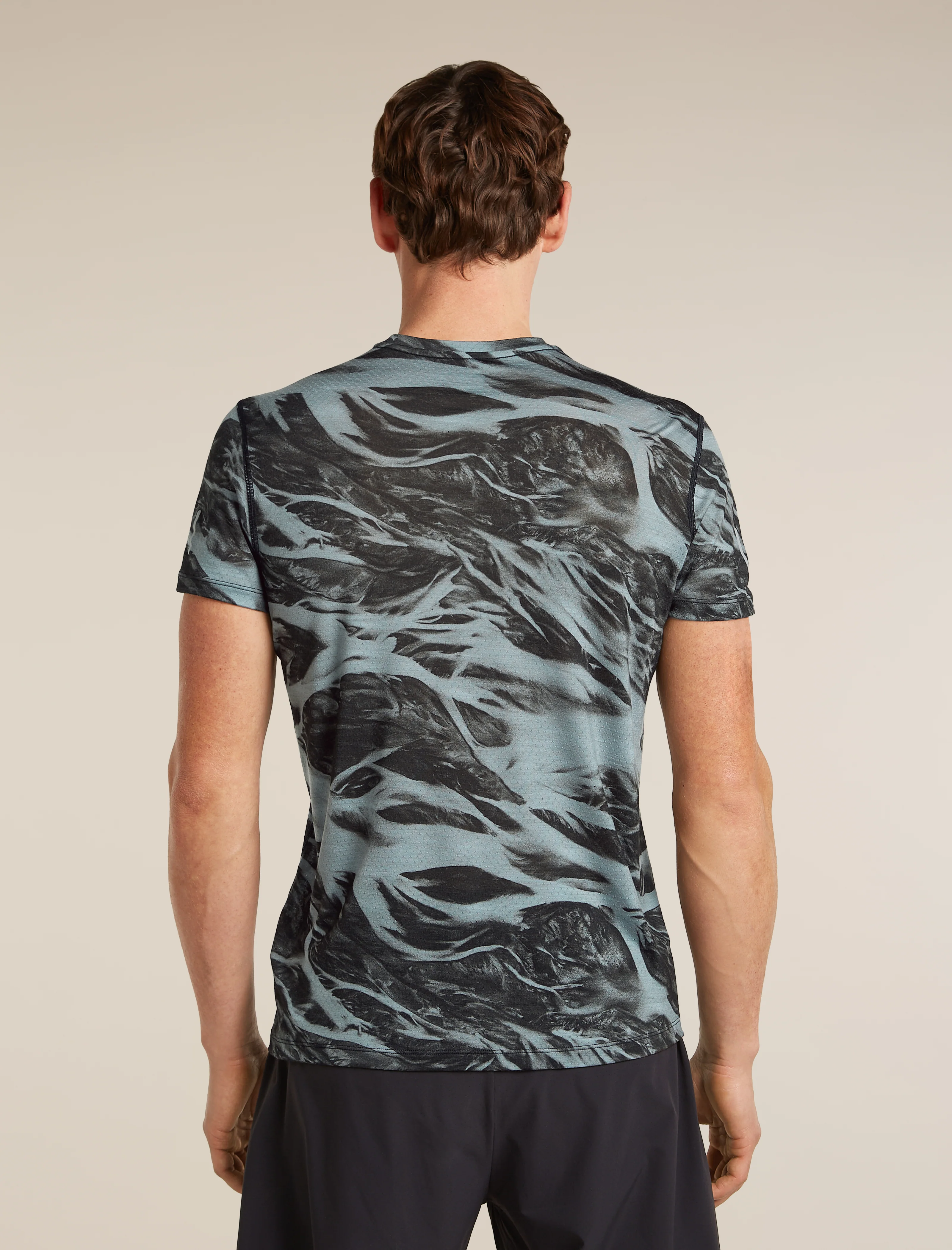 Men's Merino Blend 125 Cool-Lite™ Speed Short Sleeve Tee Motion AOP - Image 2