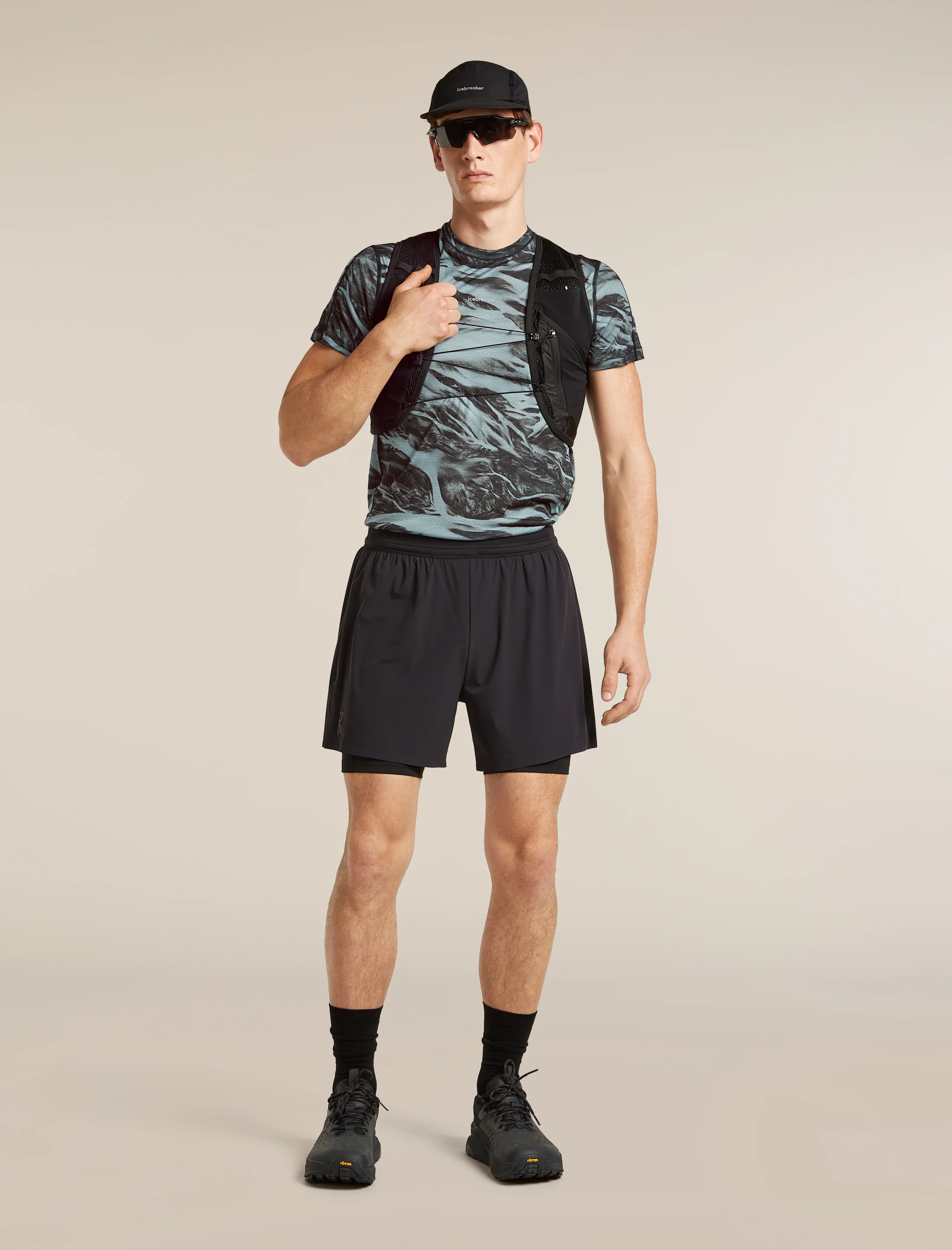 Men's Merino Blend 125 Cool-Lite™ Speed Short Sleeve Tee Motion AOP - Image 5
