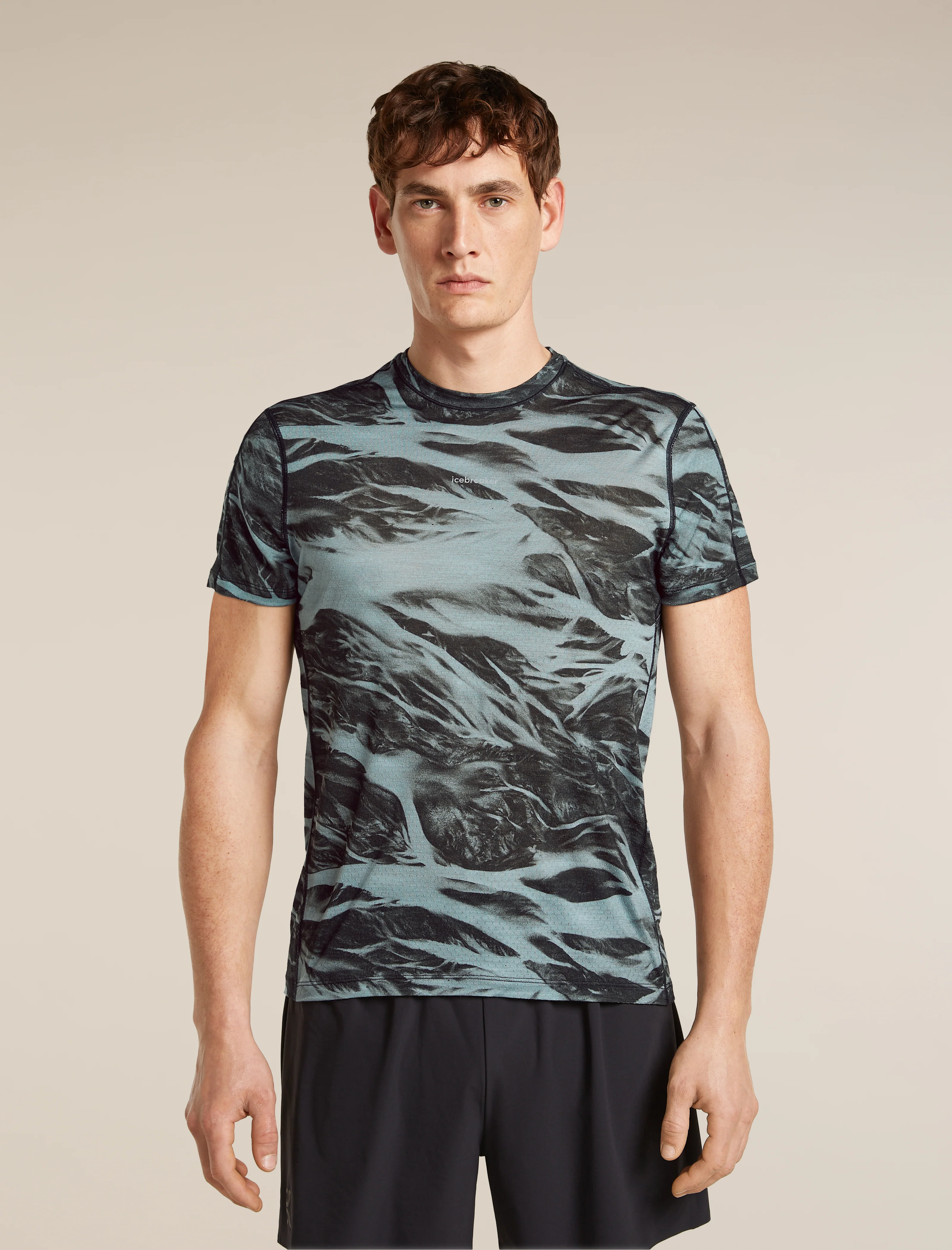 Men's Merino Blend 125 Cool-Lite™ Speed Short Sleeve Tee Motion AOP - Image 6