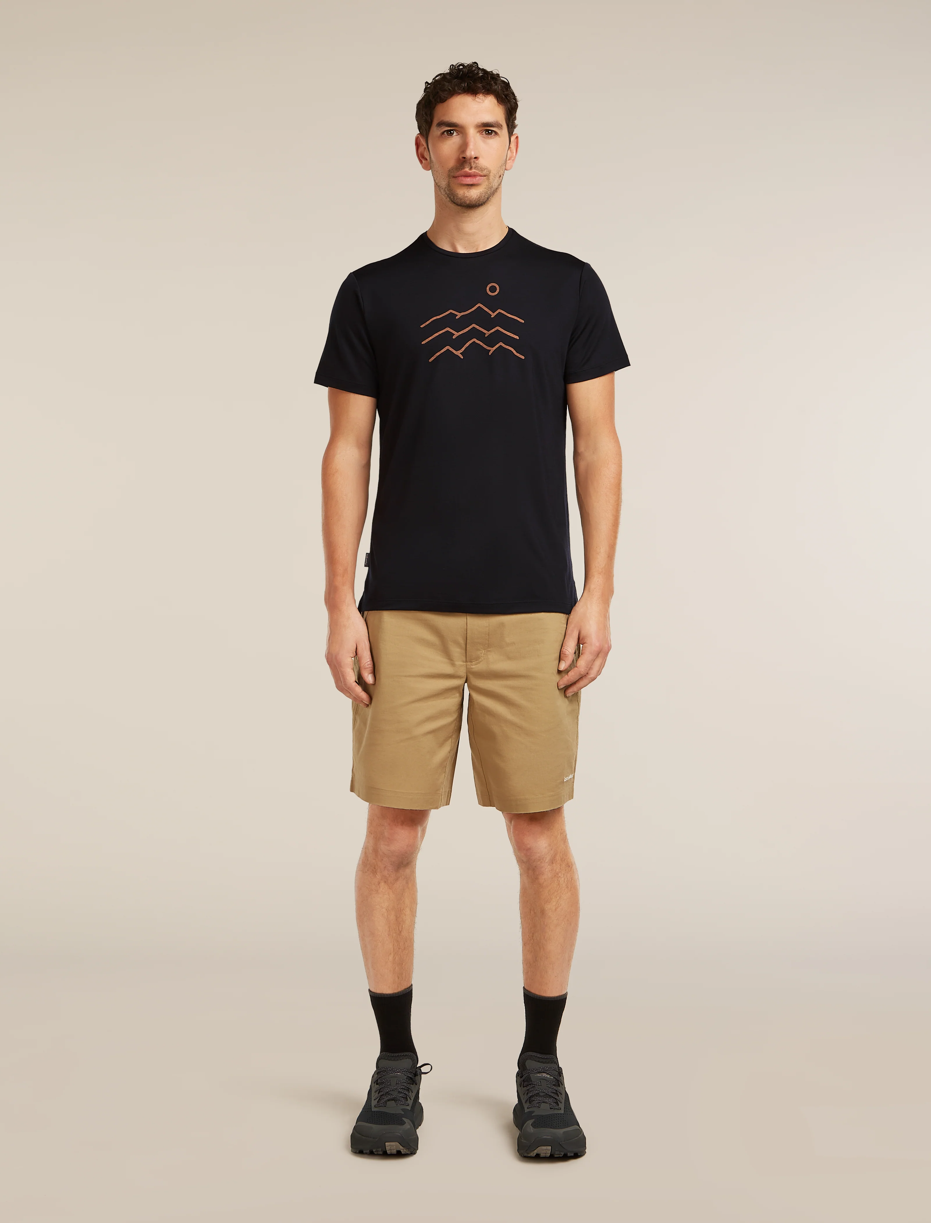 Men's Merino Blend 125 Cool-Lite™ Sphere Short Sleeve Tee Across the Peaks - Image 3
