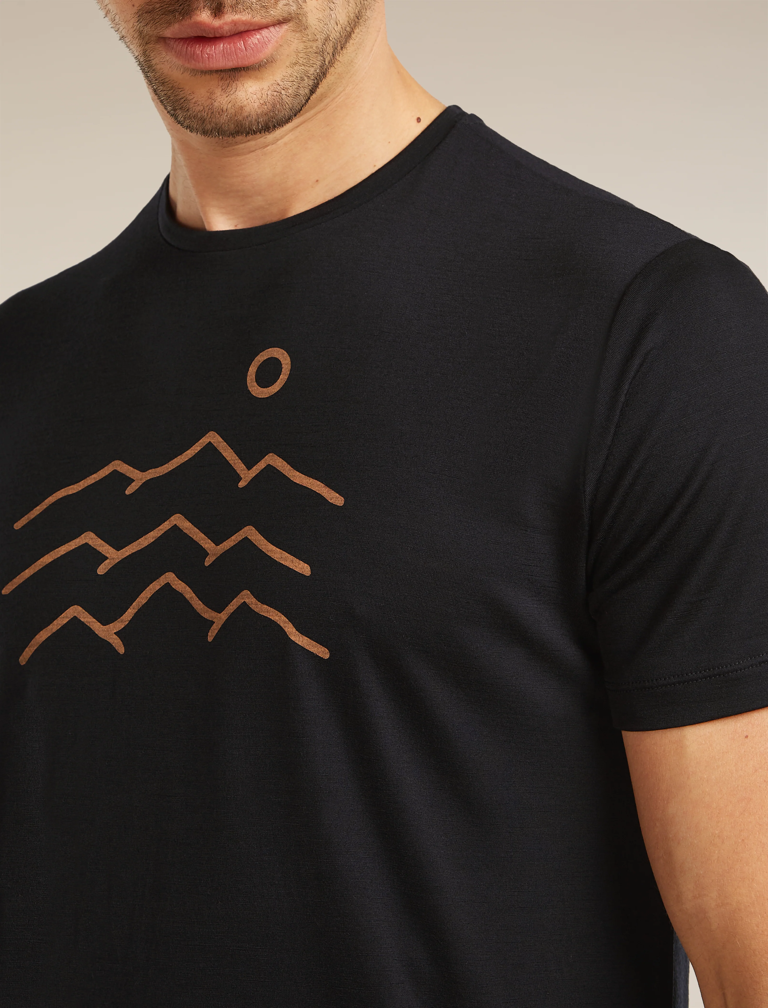 Men's Merino Blend 125 Cool-Lite™ Sphere Short Sleeve Tee Across the Peaks - Image 5