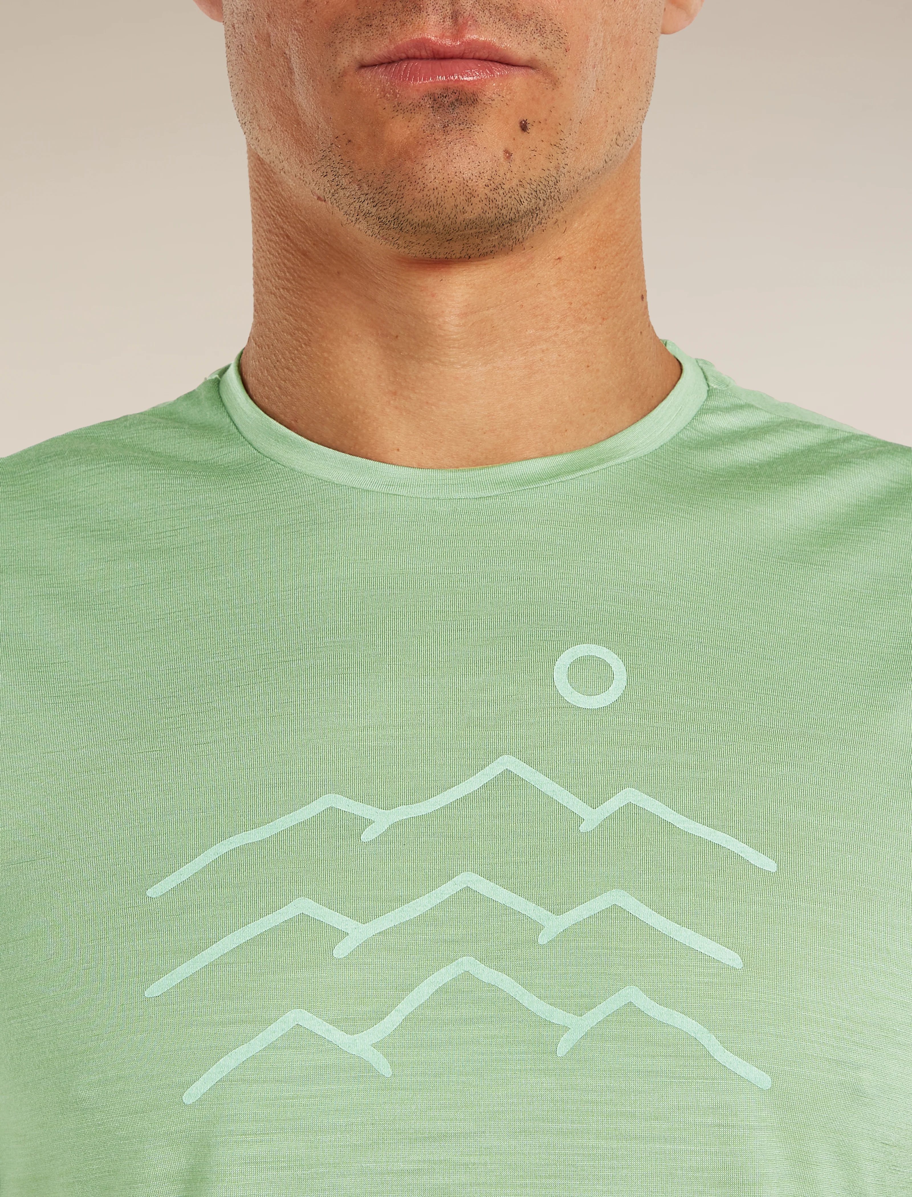 Men's Merino Blend 125 Cool-Lite™ Sphere Short Sleeve Tee Across the Peaks - Image 6
