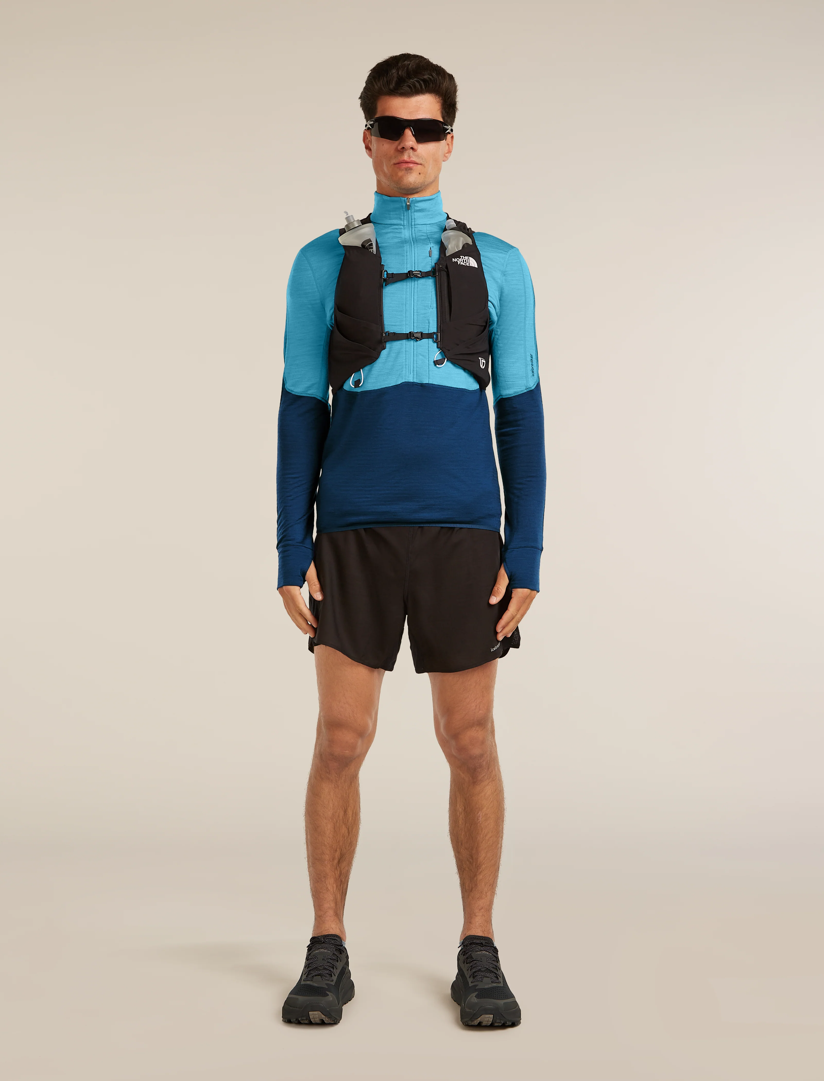 Men's Merino Blend 200 RealFleece™ Descender Long Sleeve Half Zip - Image 4