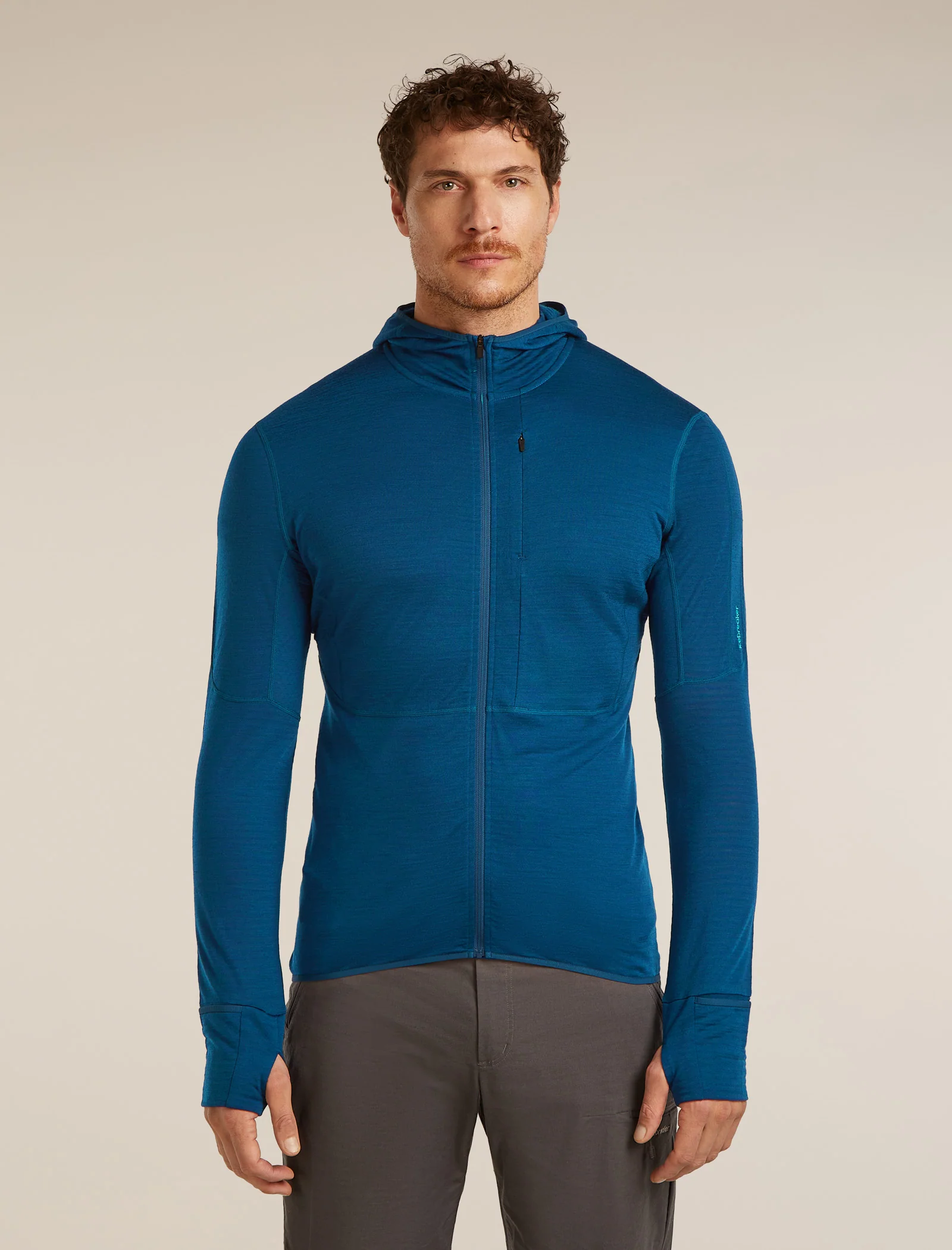 Men's Merino Blend 200 RealFleece™ Descender Long Sleeve Zip Hoodie