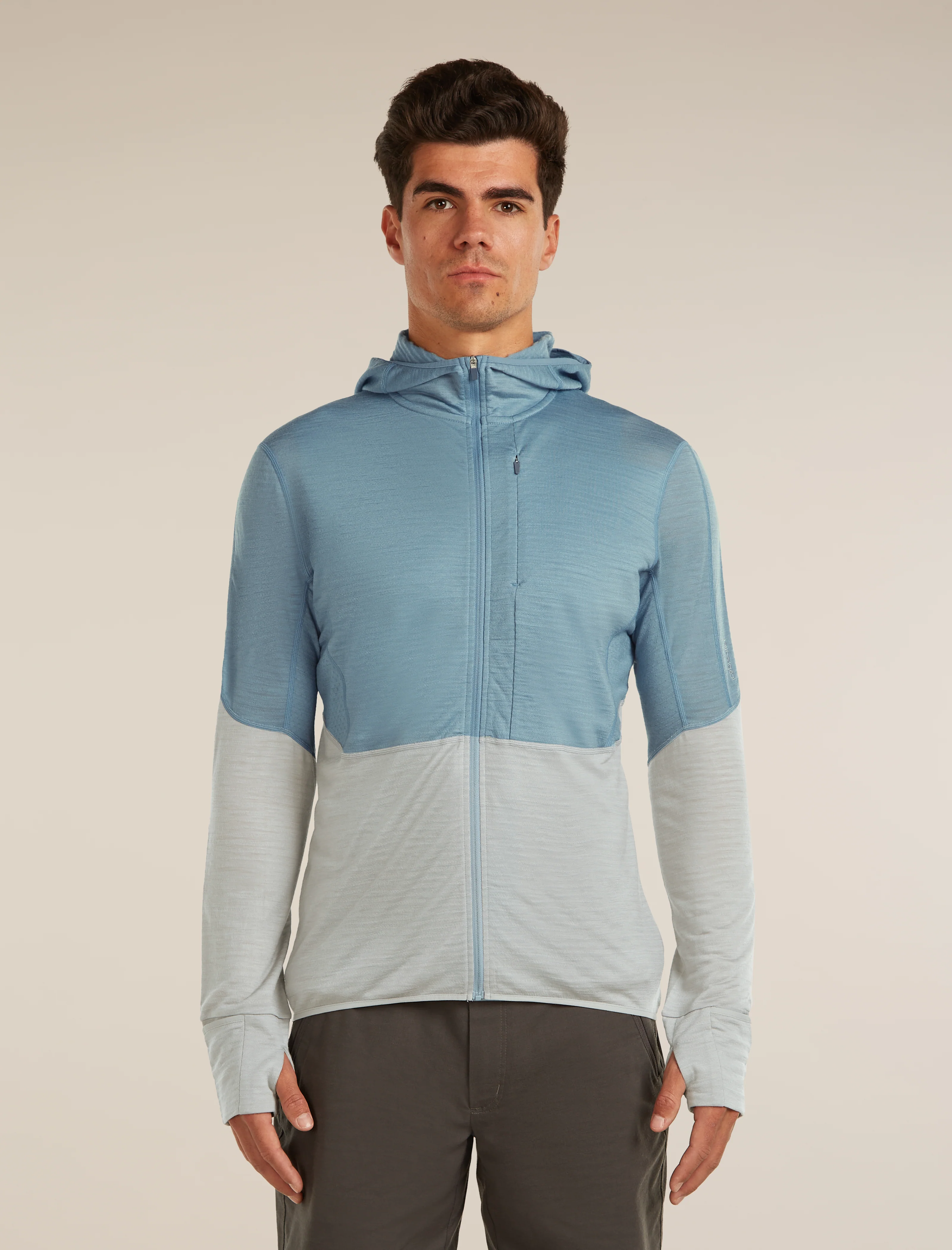 Men's Merino Blend 200 RealFleece™ Descender Long Sleeve Zip Hoodie - Image 10