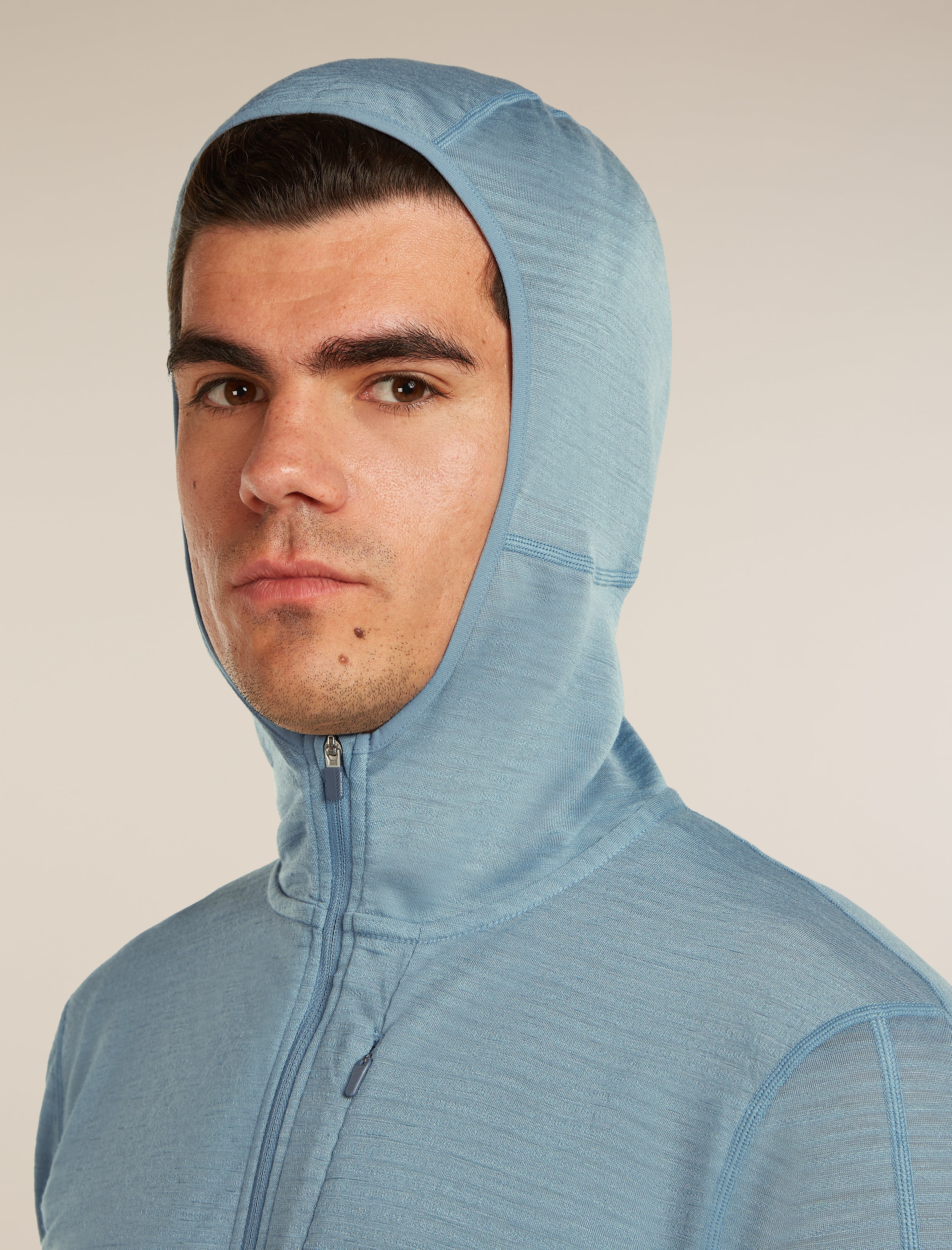Men's Merino Blend 200 RealFleece™ Descender Long Sleeve Zip Hoodie - Image 14