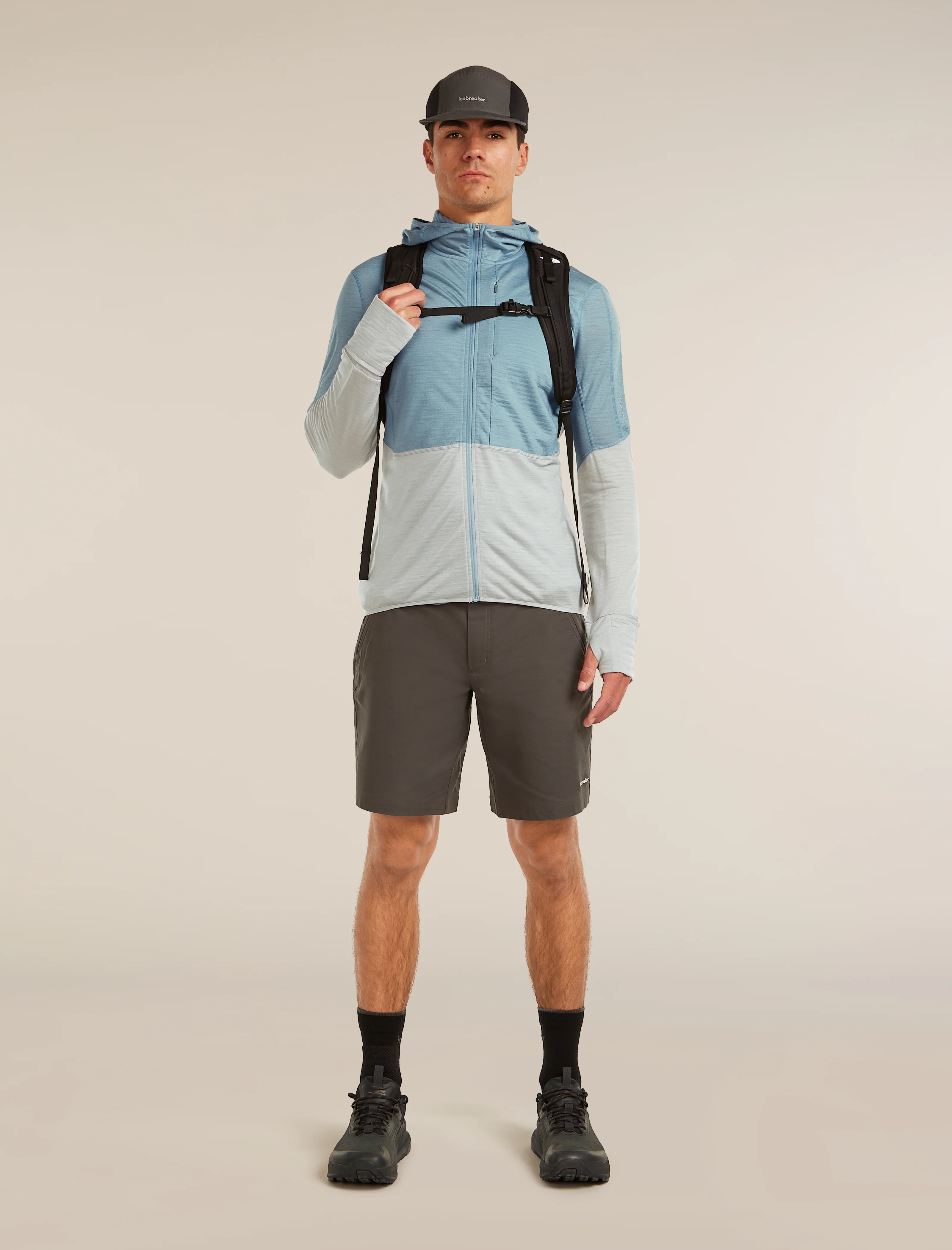 Men's Merino Blend 200 RealFleece™ Descender Long Sleeve Zip Hoodie - Image 4