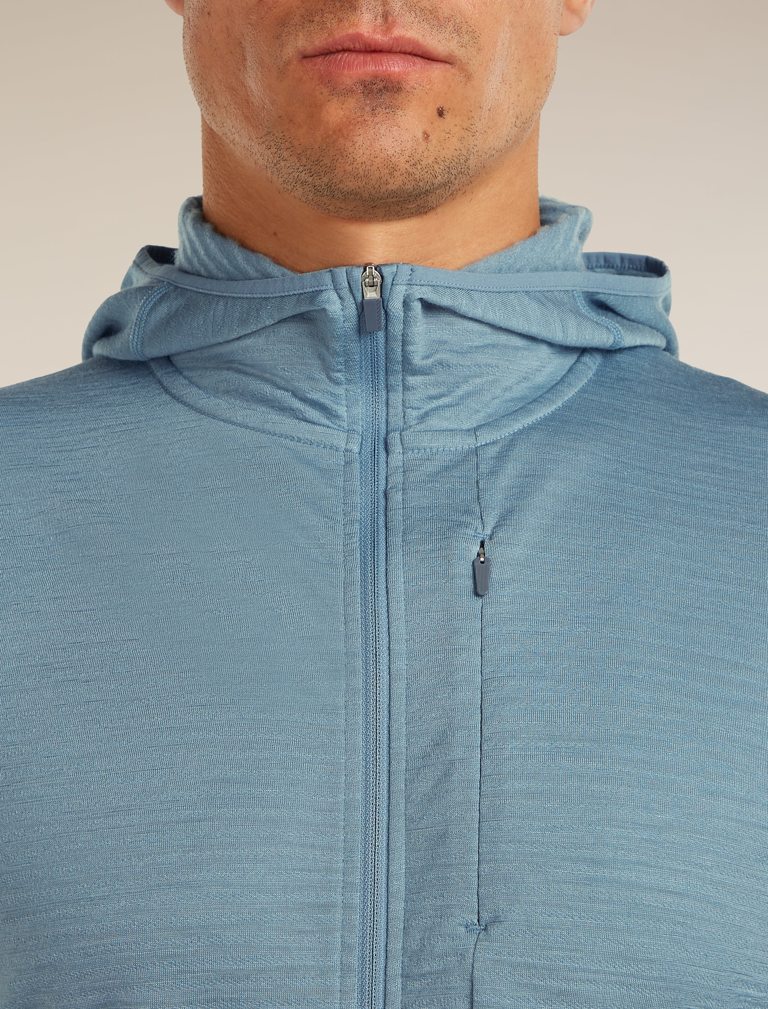 Men's Merino Blend 200 RealFleece™ Descender Long Sleeve Zip Hoodie - Image 6