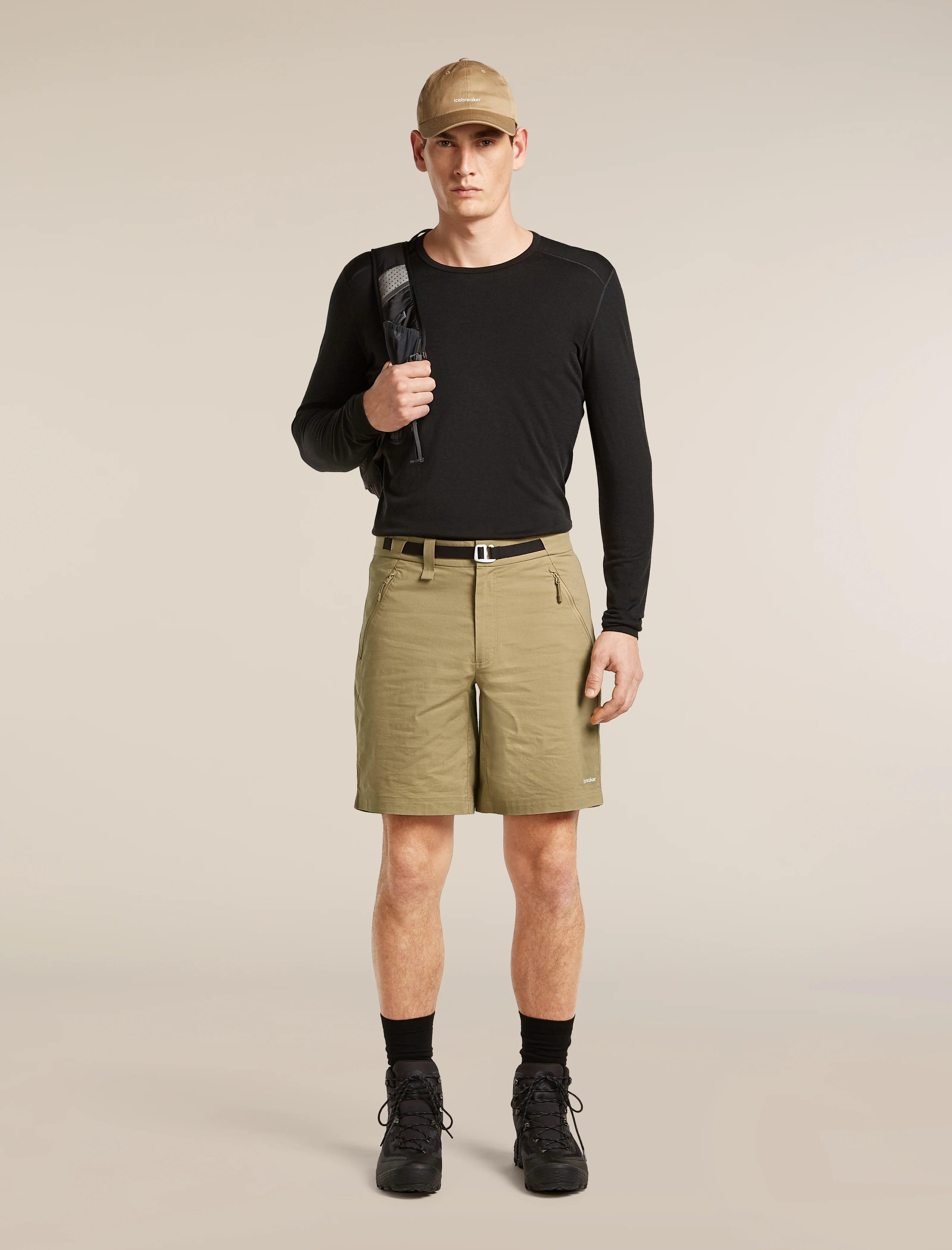 Men's Merino Blend Elevation Stretch 9" Shorts - Image 4