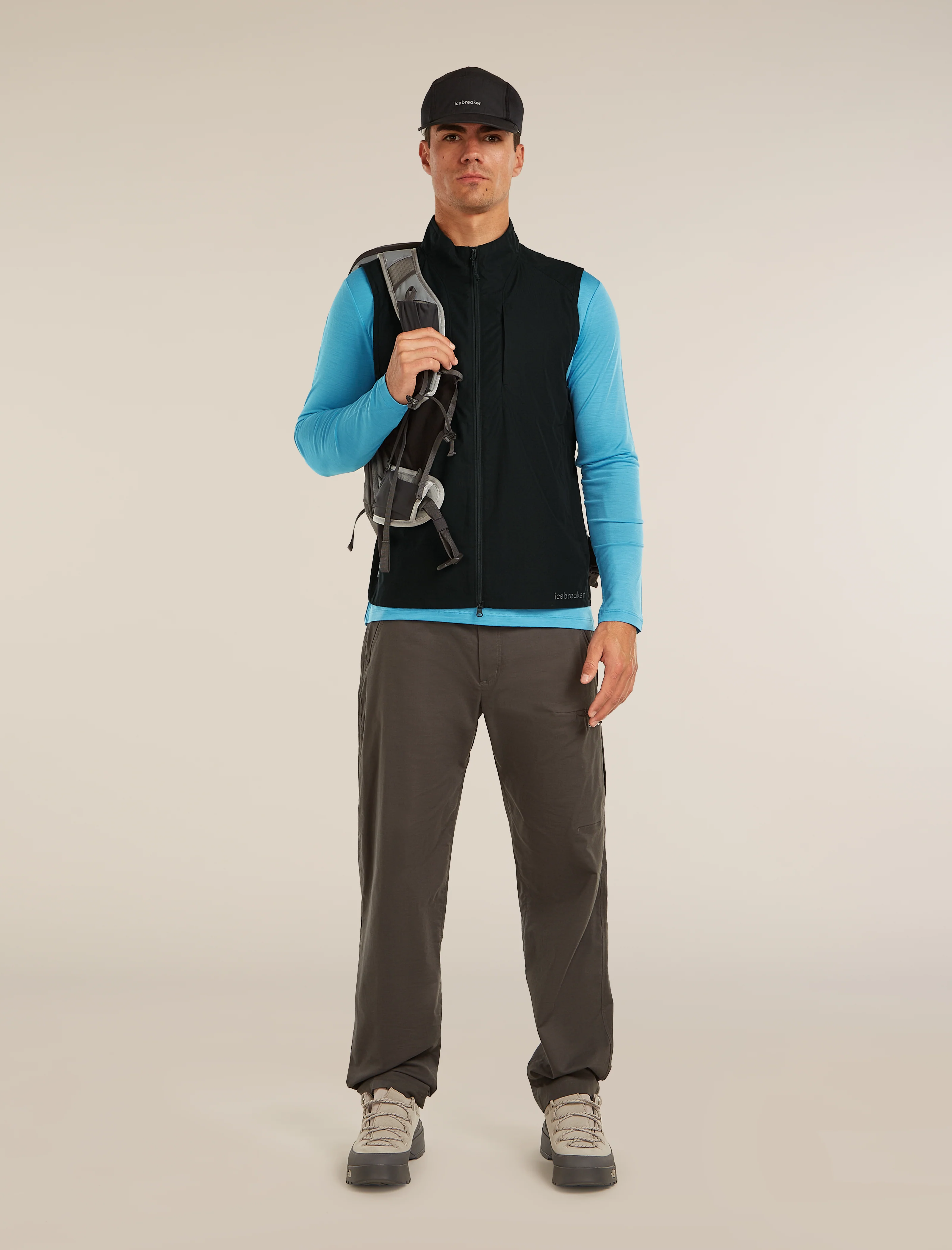 Men's Shell+™ Cotton Elevation Windbreaker Vest - Image 4