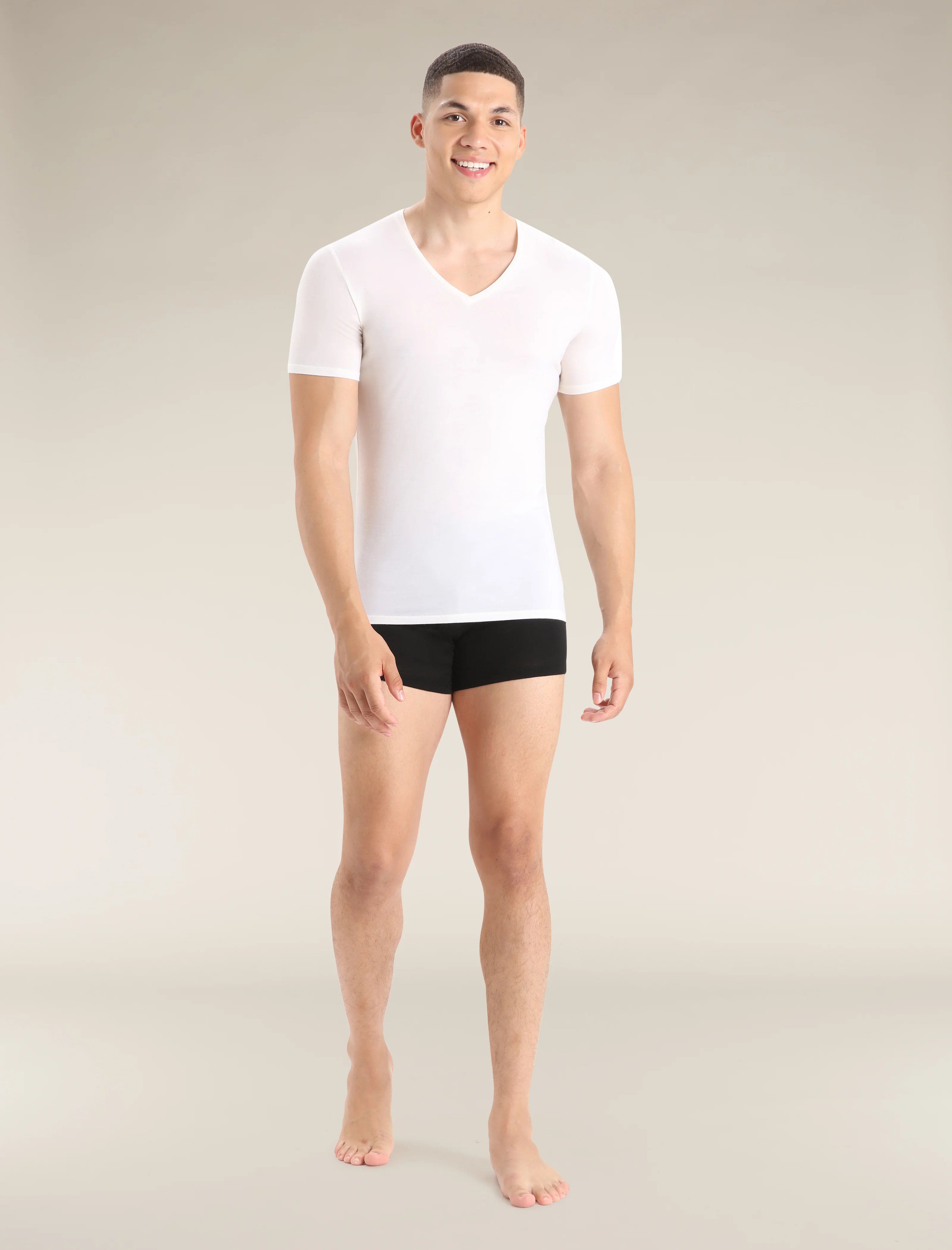 Men's Merino 150 Anatomica Short Sleeve V Neck Top - Image 3