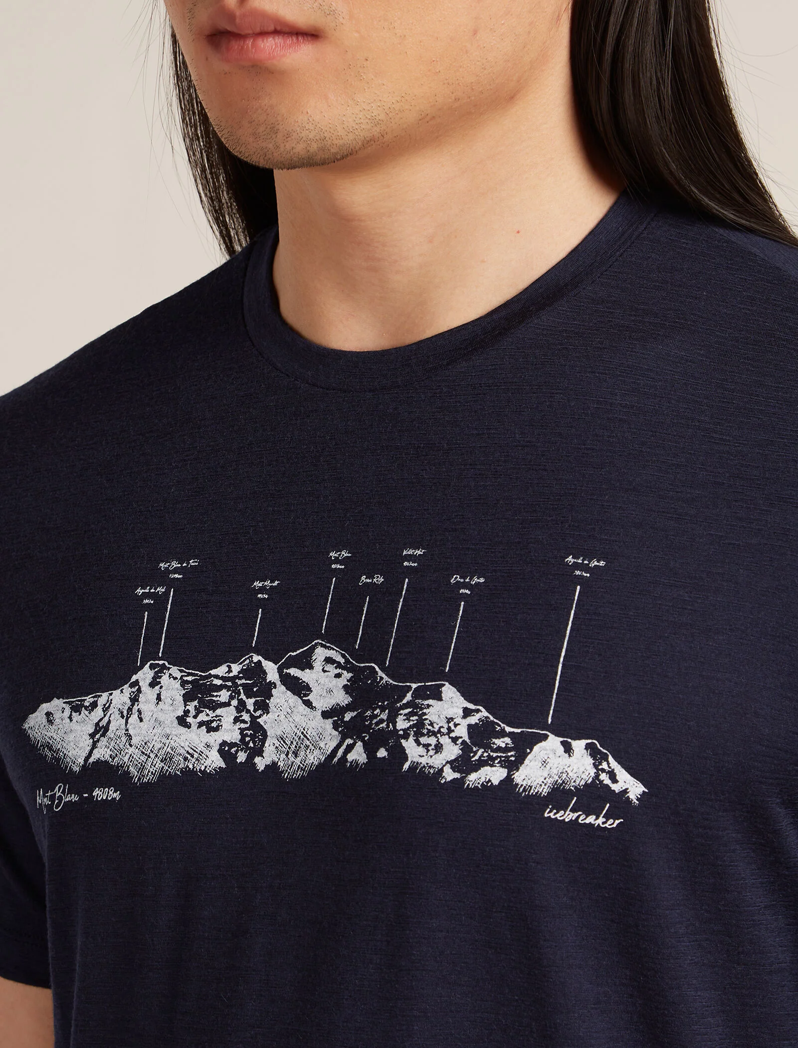 Men's Merino 150 Tech Lite Short Sleeve T-Shirt The Peaks - Image 6